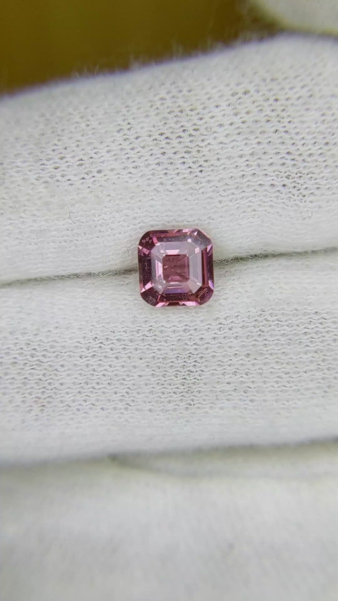 1.43 Ct. Reddish Pink Sapphire from Ceylon (Sri Lanka) Size Video