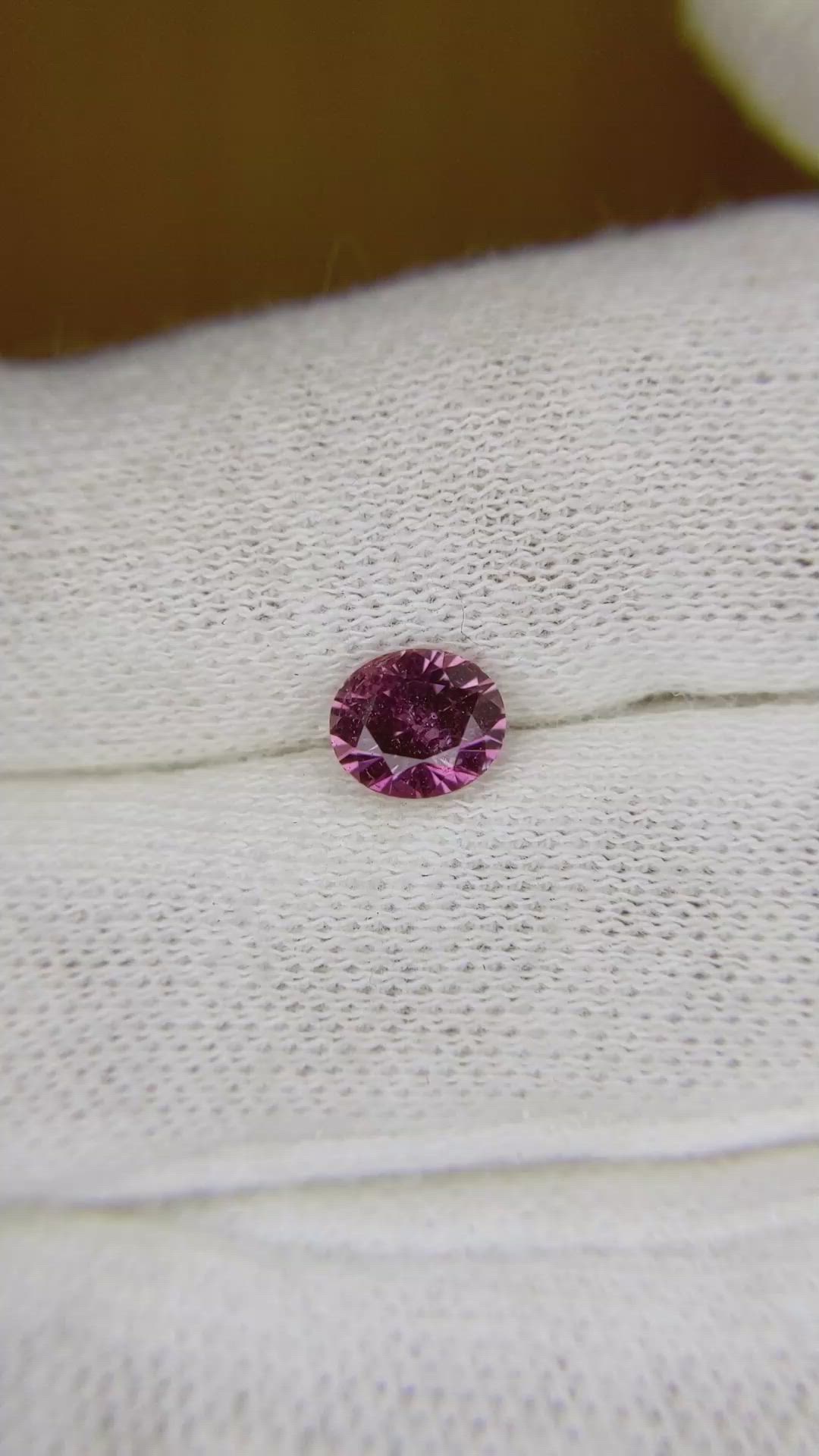 0.98 Ct. Reddish Pink Sapphire from Madagascar Size Video