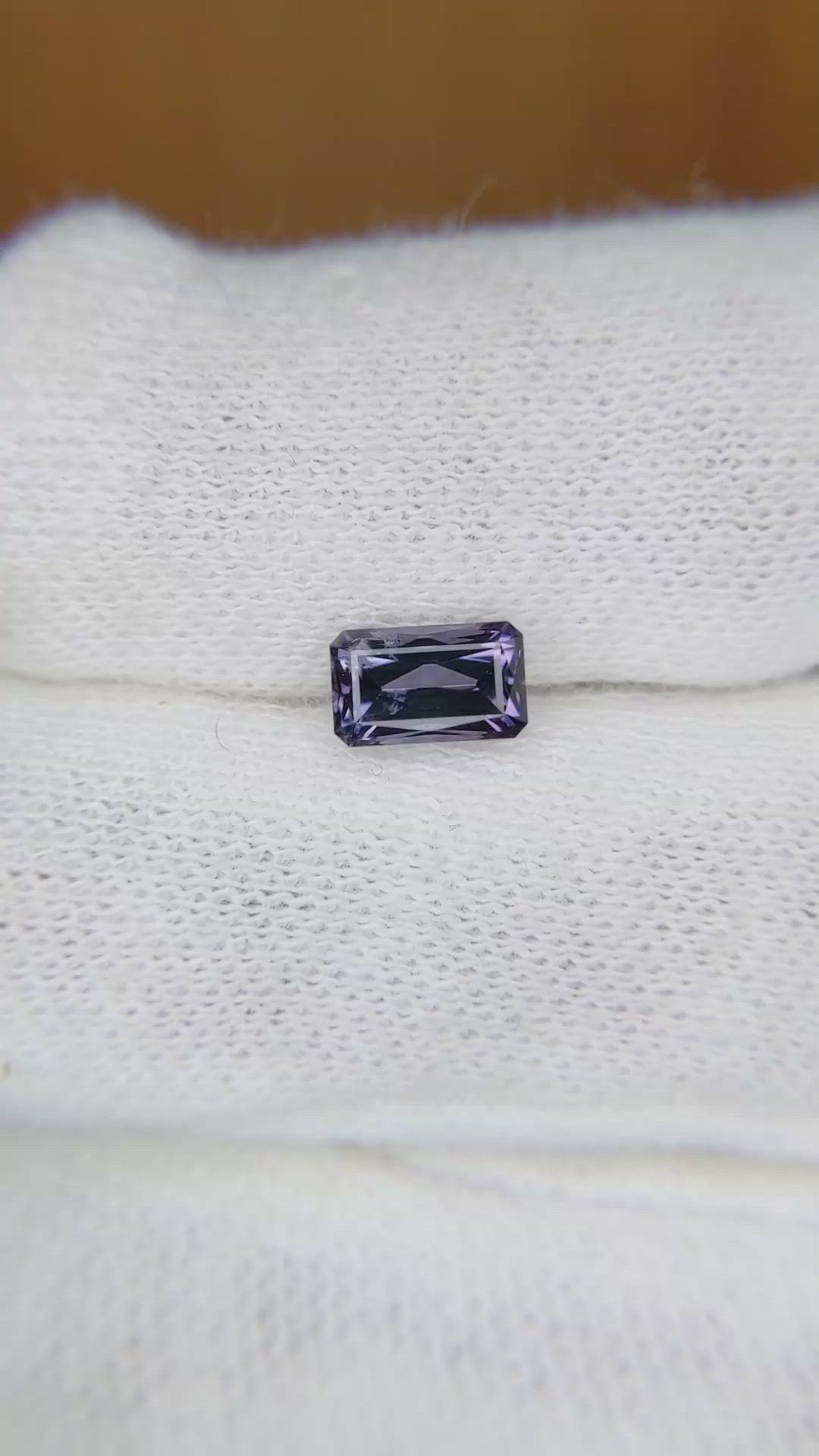 0.99 Ct. Purple Sapphire from Madagascar Size Video