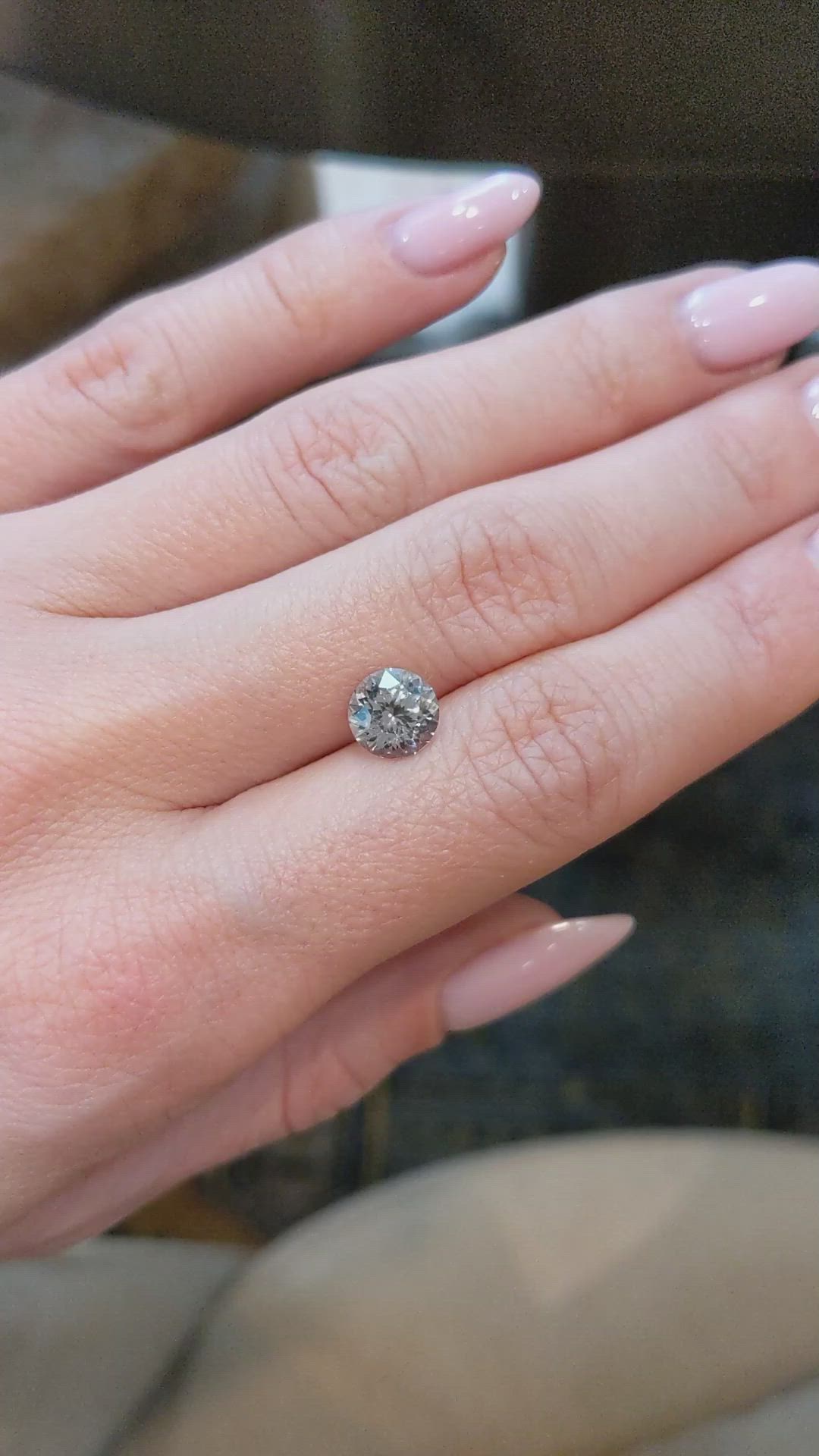 1.92 Ct. Greenish Blue Sapphire from Montana Size Video