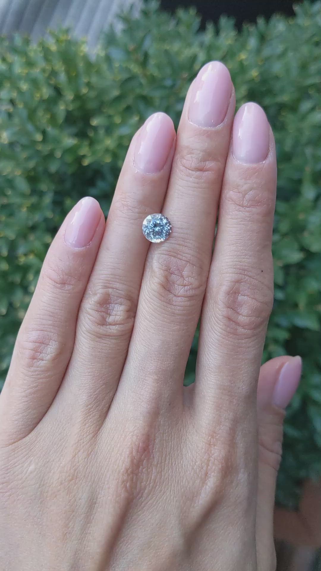 1.92 Ct. Greenish Blue Sapphire from Montana Size Video