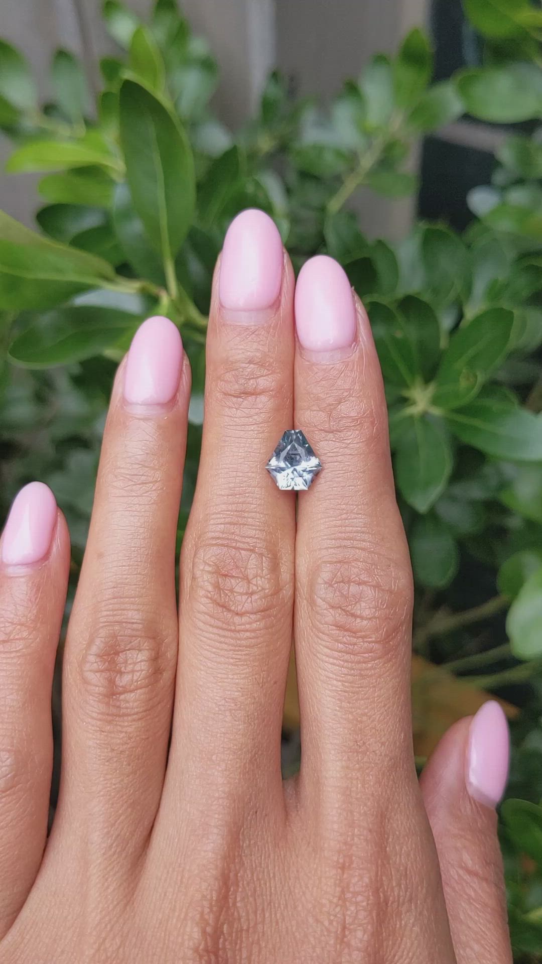 2.17 Ct. Greenish Blue Sapphire from Montana Size Video