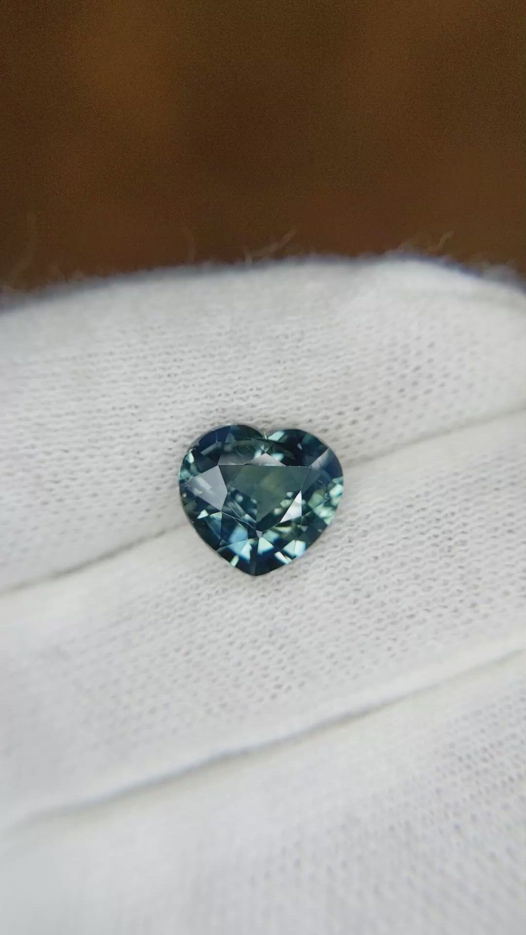 3.25 Ct. Greenish Blue Sapphire from East Africa Size Video