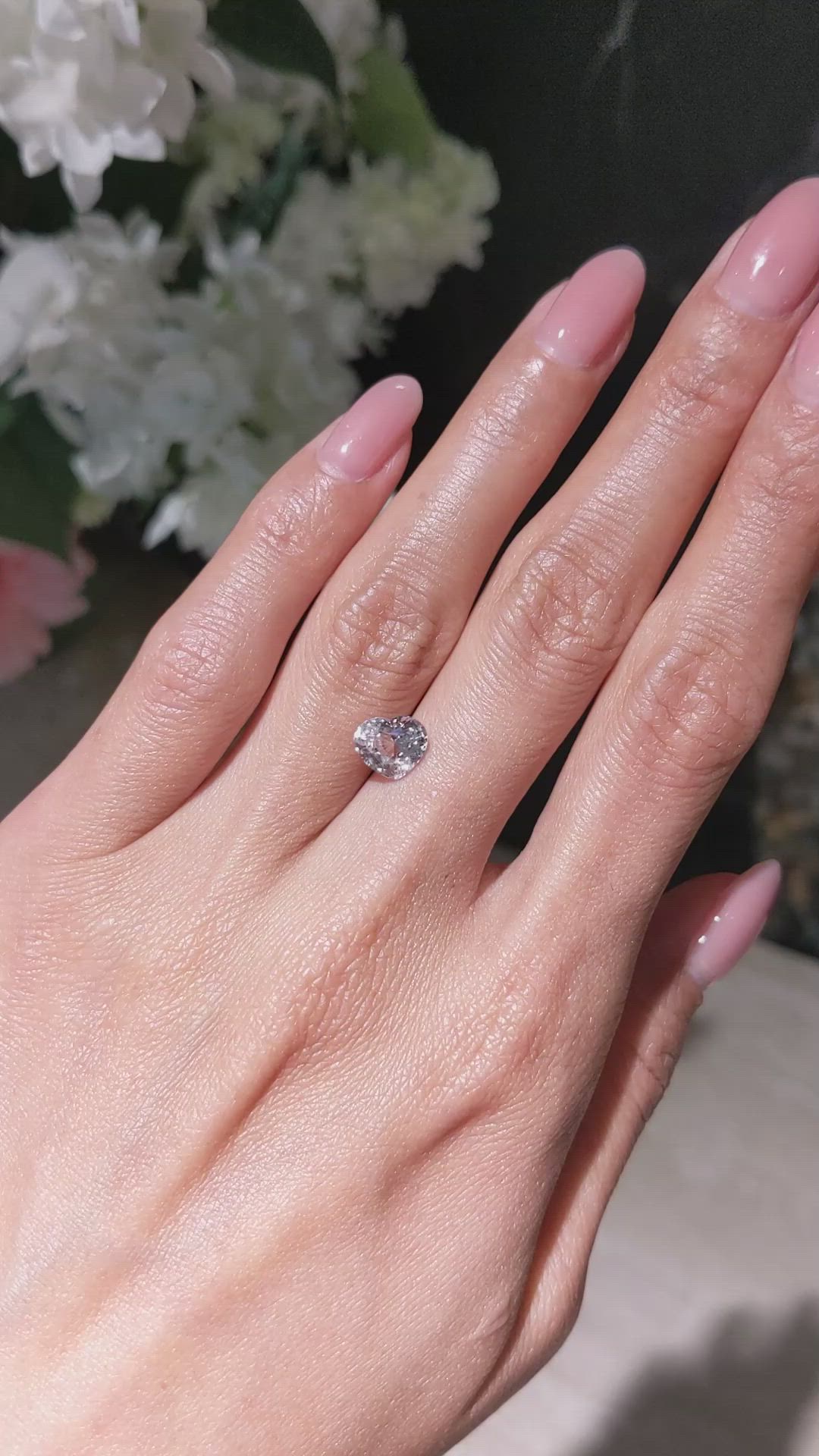 2.06 Ct. Peach Sapphire from Madagascar Size Video