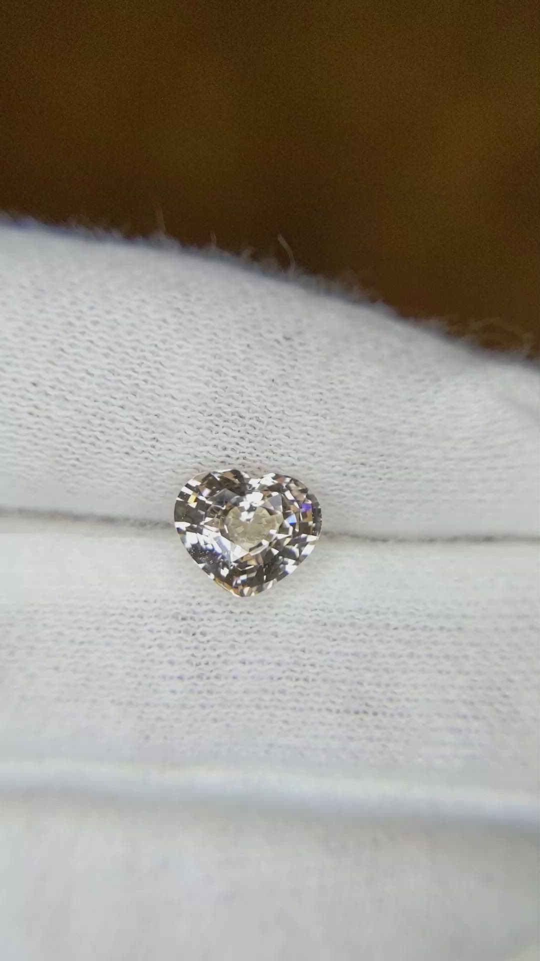 2.06 Ct. Peach Sapphire from Madagascar Size Video