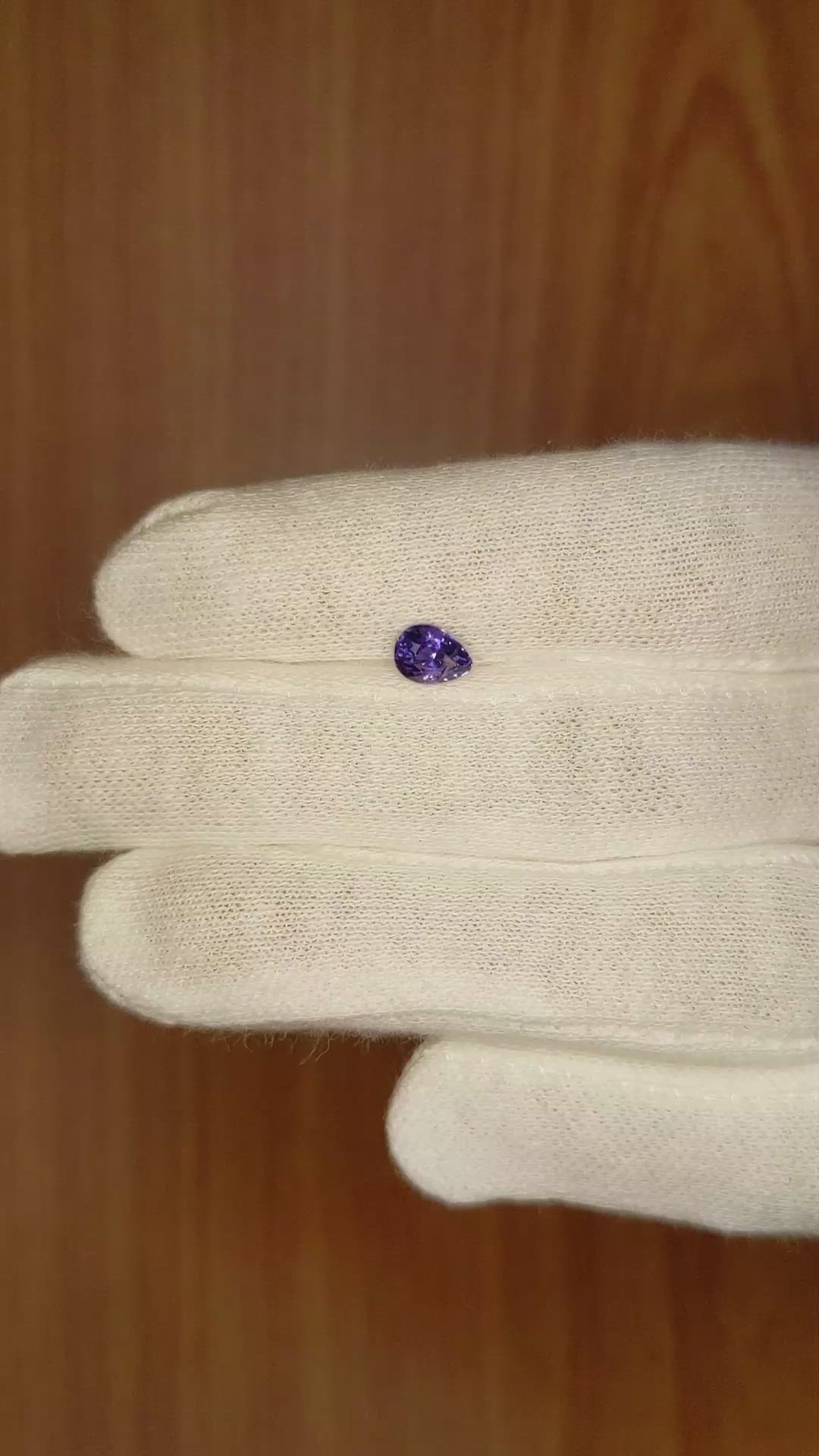 0.79 Ct. Color Change Sapphire from Ceylon (Sri Lanka) Size Video