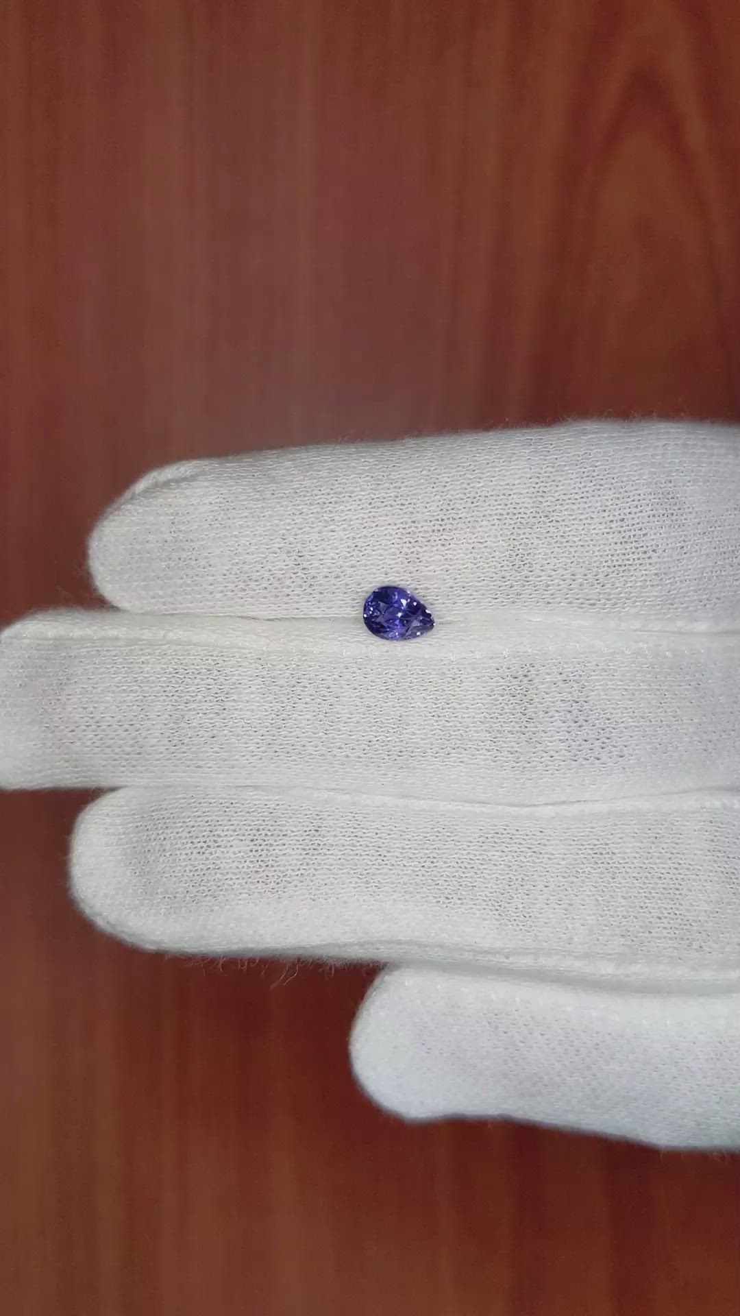 0.79 Ct. Color Change Sapphire from Ceylon (Sri Lanka) Size Video