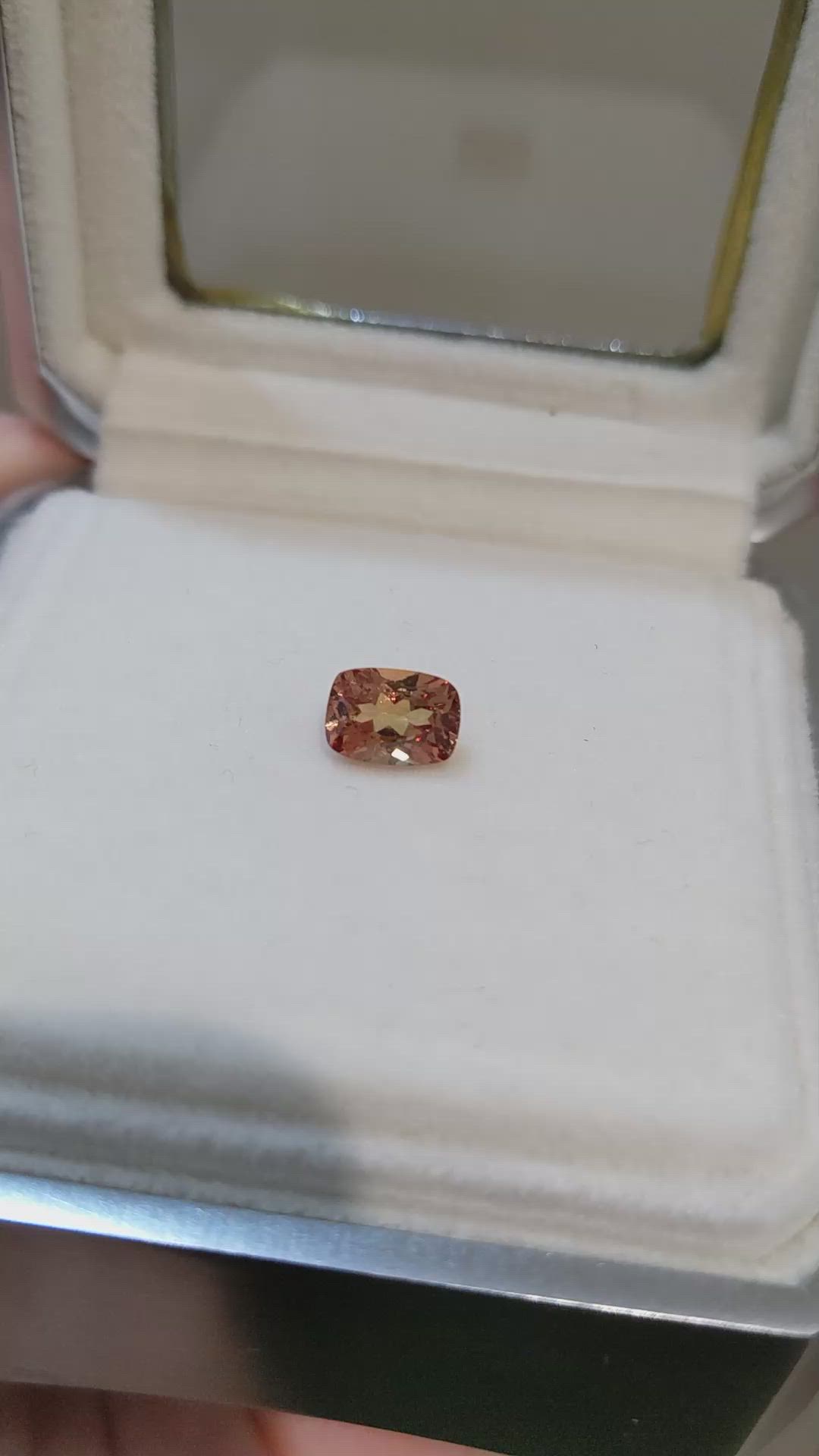 1.71 Ct. Orangish Brown Sapphire from Madagascar Size Video