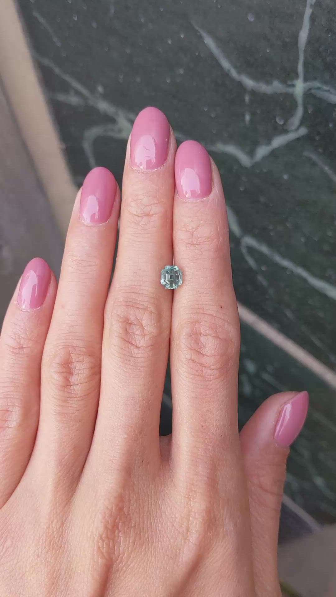 1.54 Ct. Green Sapphire from Montana Size Video