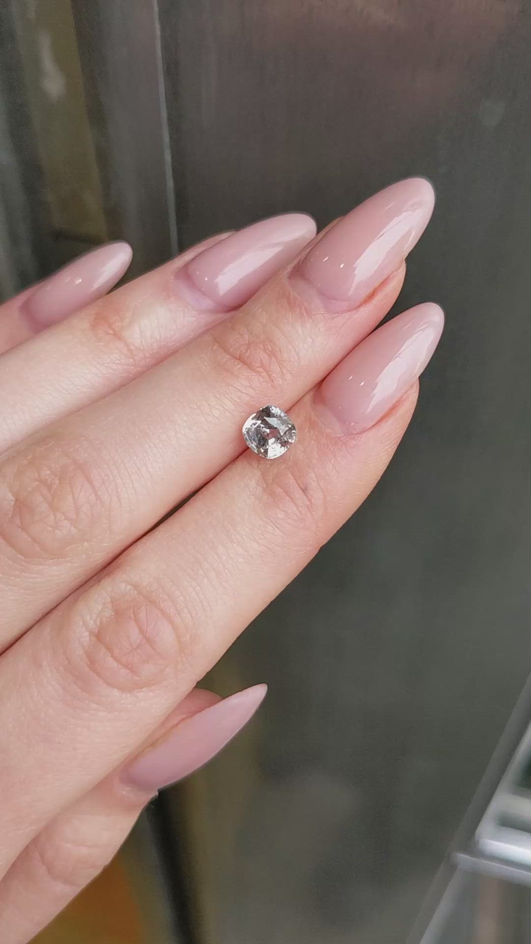 1.79 Ct. Green Sapphire from Montana Size Video