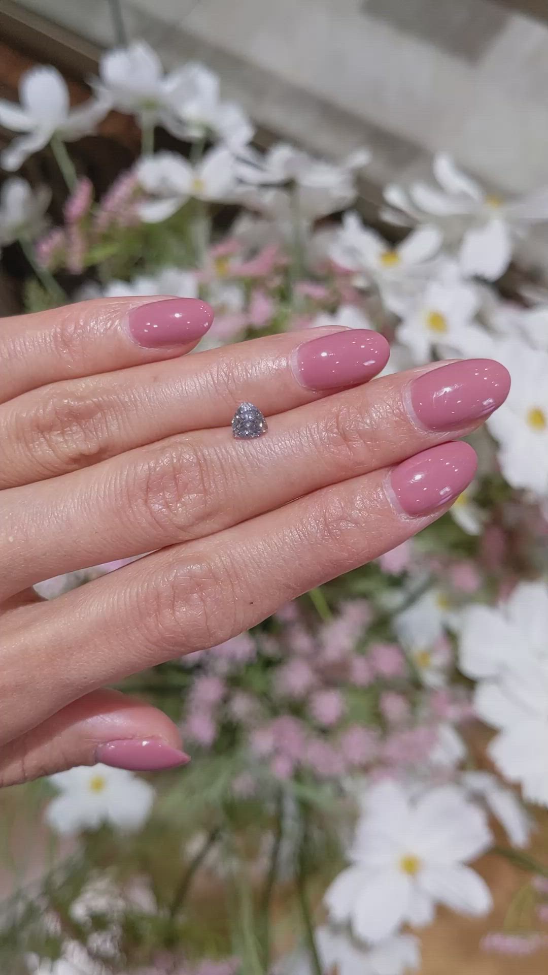 1.00 Ct. Grey Sapphire from Montana Size Video