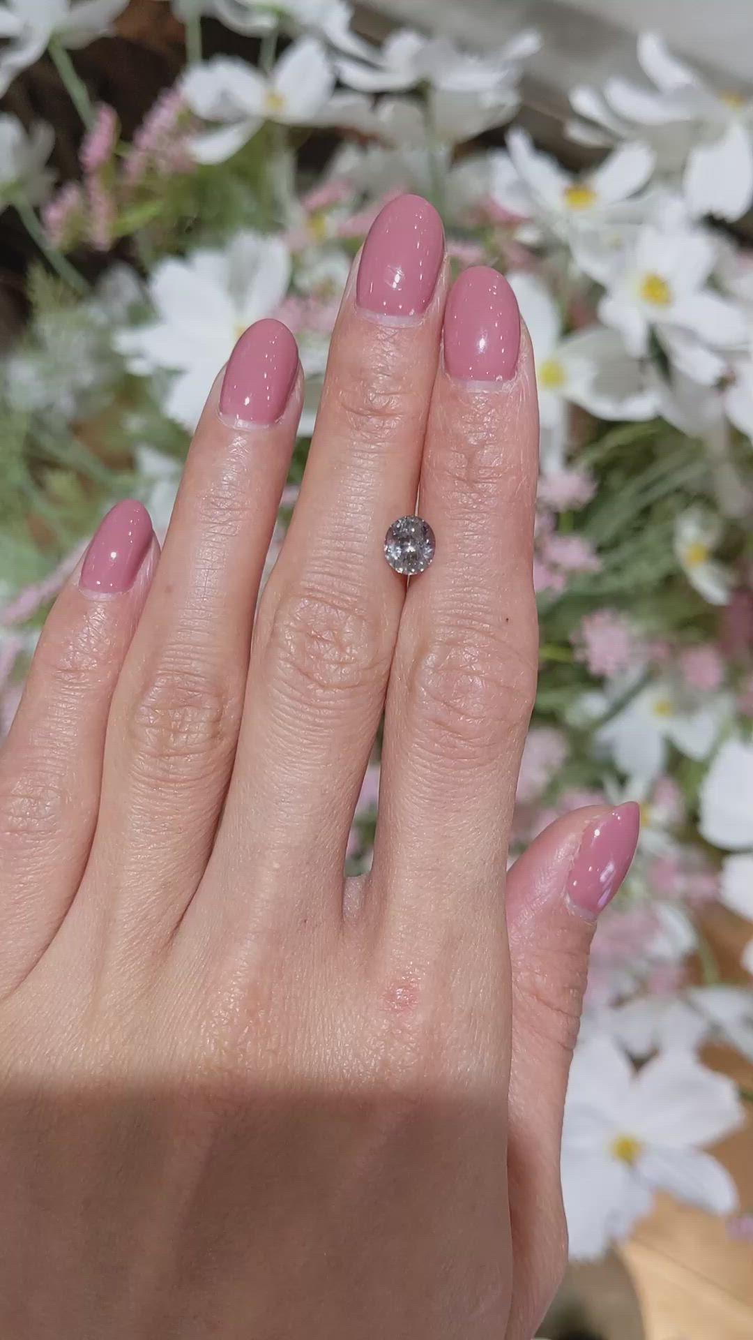 1.43 Ct. Yellowish Green Sapphire from Montana Size Video