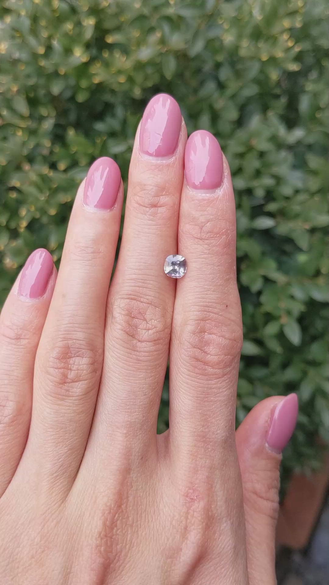 1.00 Ct. Grey Sapphire from Montana Size Video