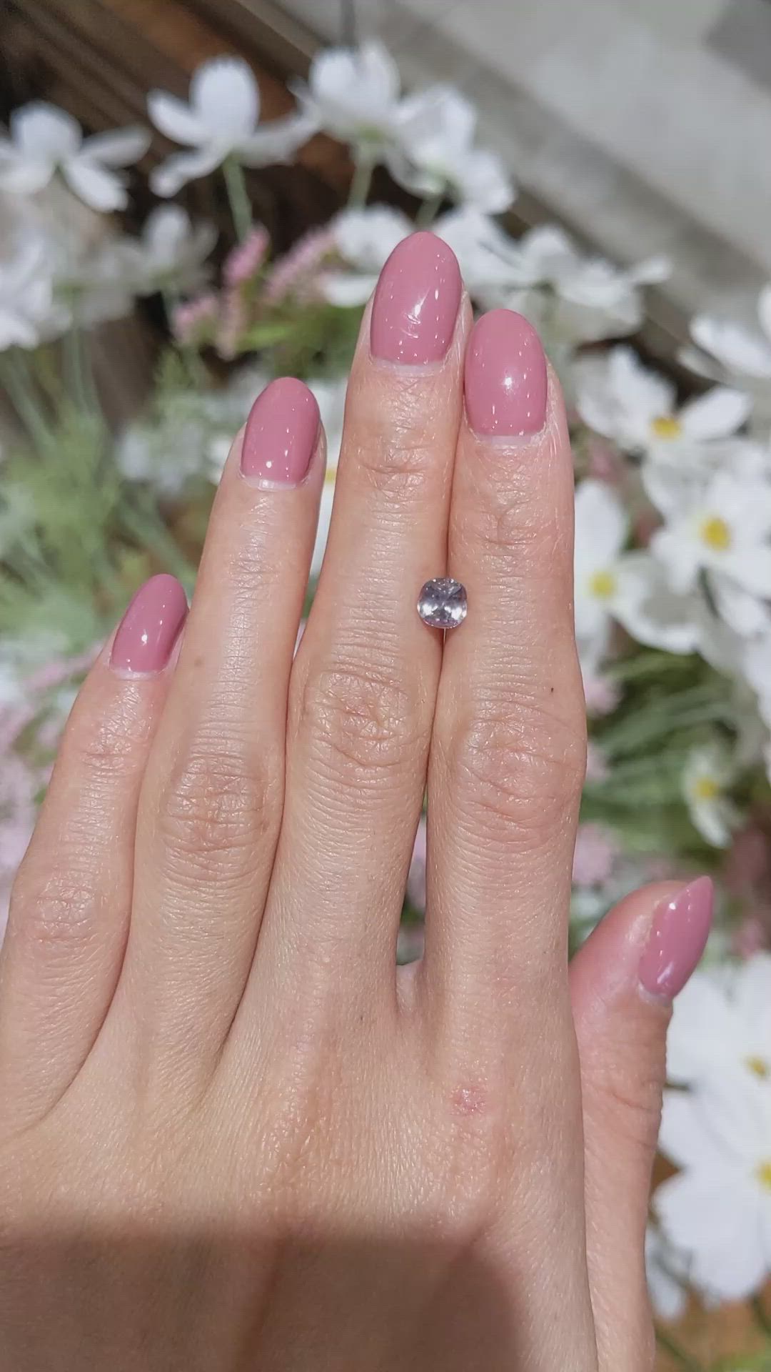 1.00 Ct. Grey Sapphire from Montana Size Video