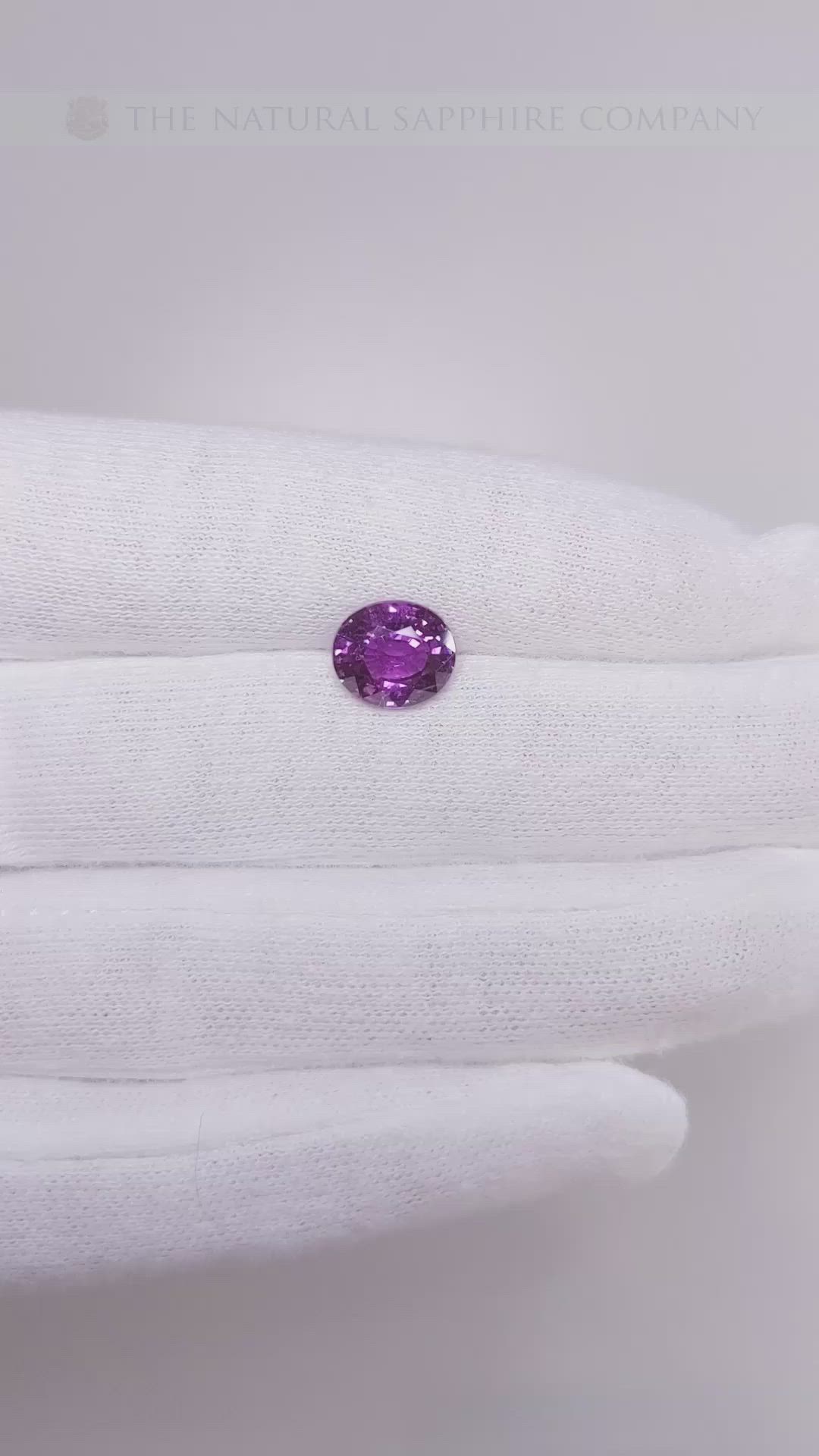 3.20 Ct. Purple Sapphire from Ceylon (Sri Lanka) Size Video