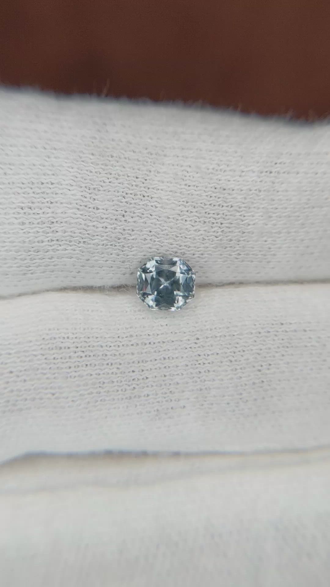 0.86 Ct. Sapphire from Montana Size Video