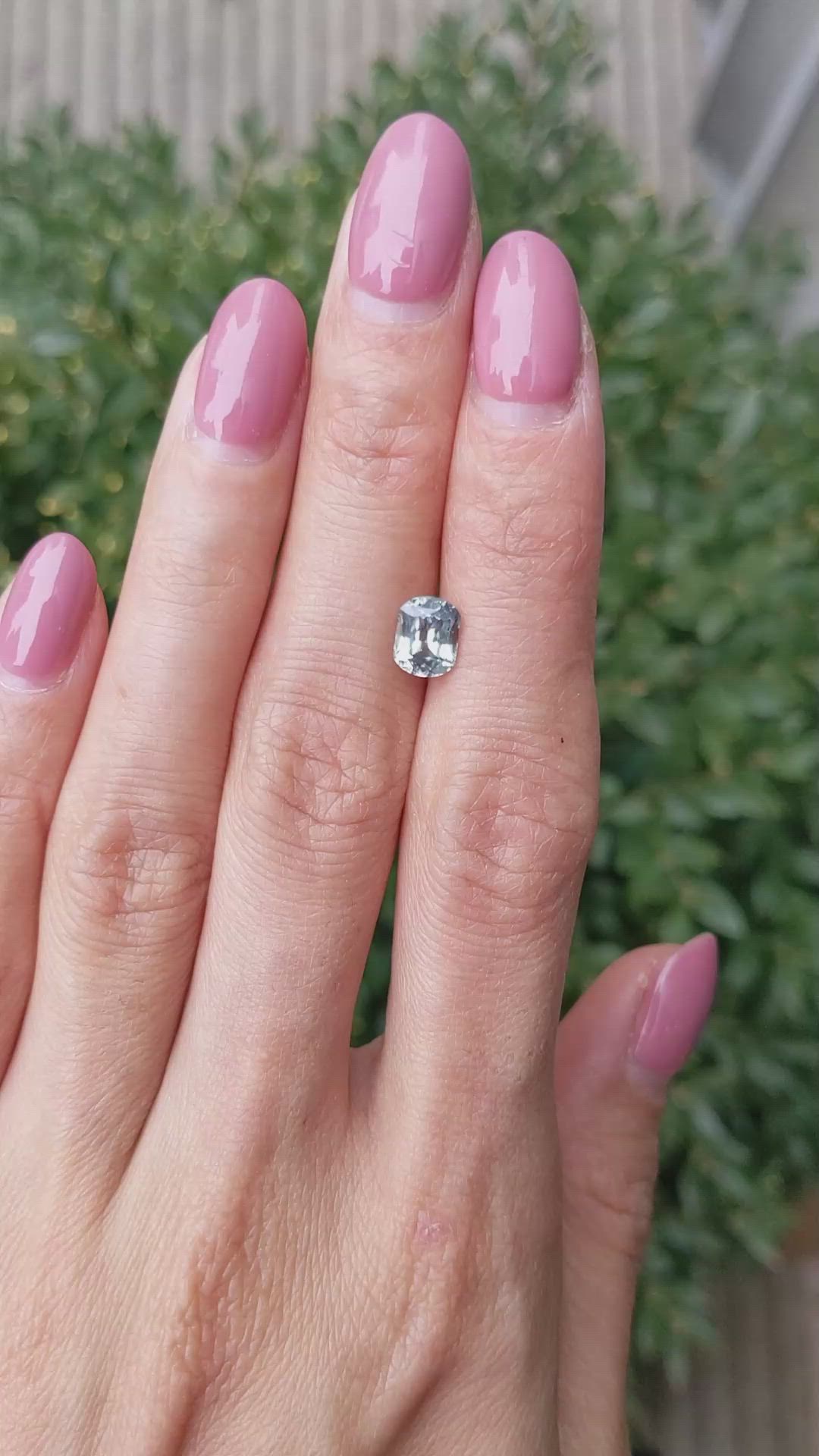 1.49 Ct. Green Sapphire from Montana Size Video