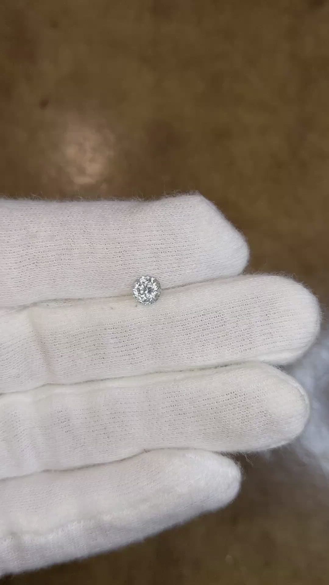 0.66 Ct. Sapphire from Montana Size Video