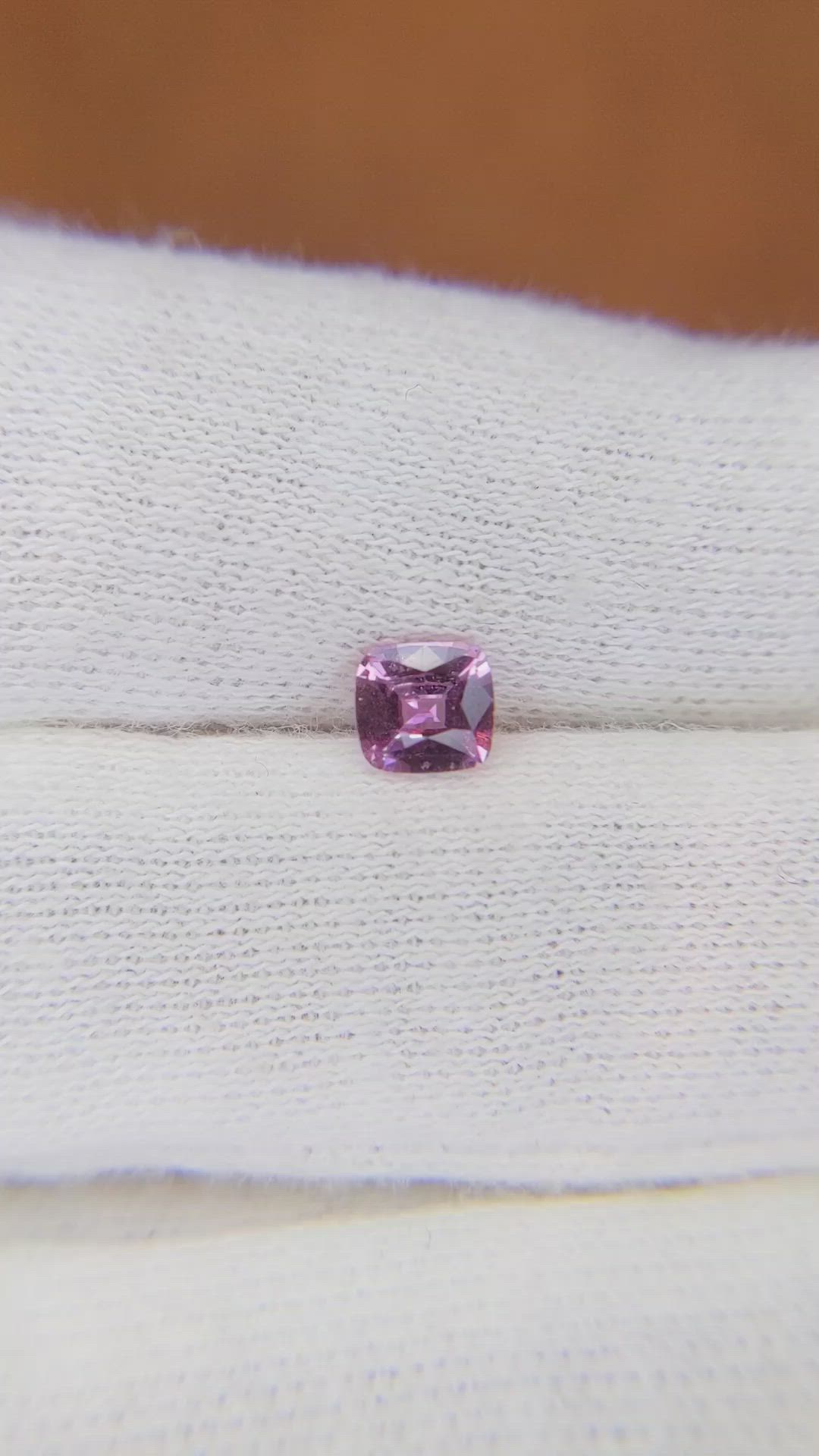 0.48 Ct. Purplish Pink Sapphire from Ceylon (Sri Lanka) Size Video