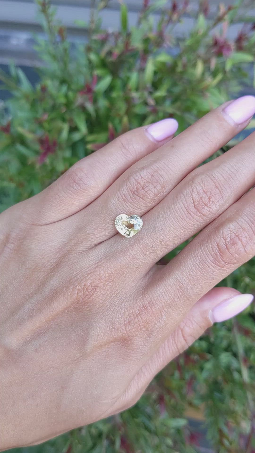 2.77 Ct. Yellow Sapphire from Ceylon (Sri Lanka) Size Video