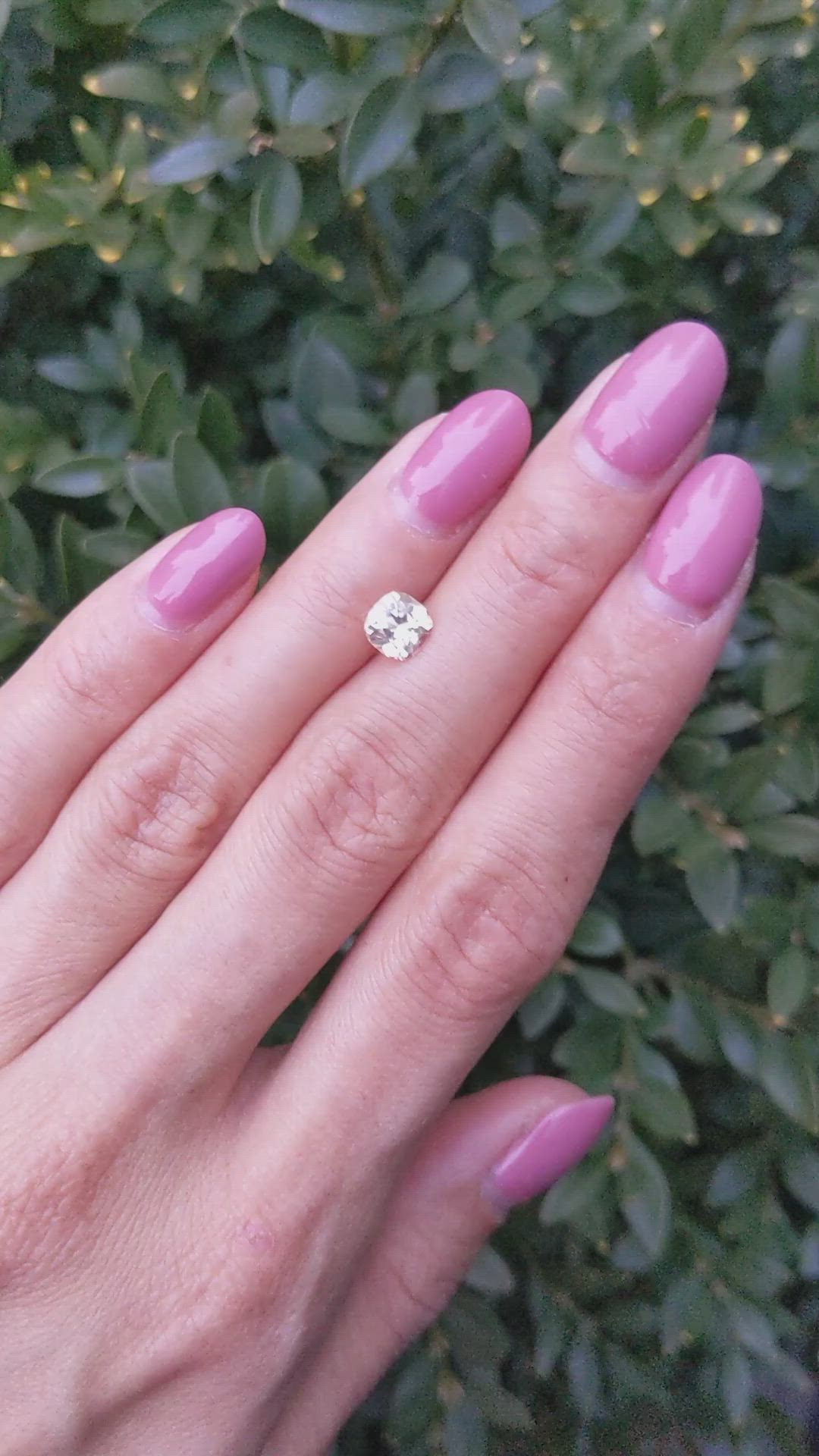 1.02 Ct. Yellow Sapphire from Ceylon (Sri Lanka) Size Video