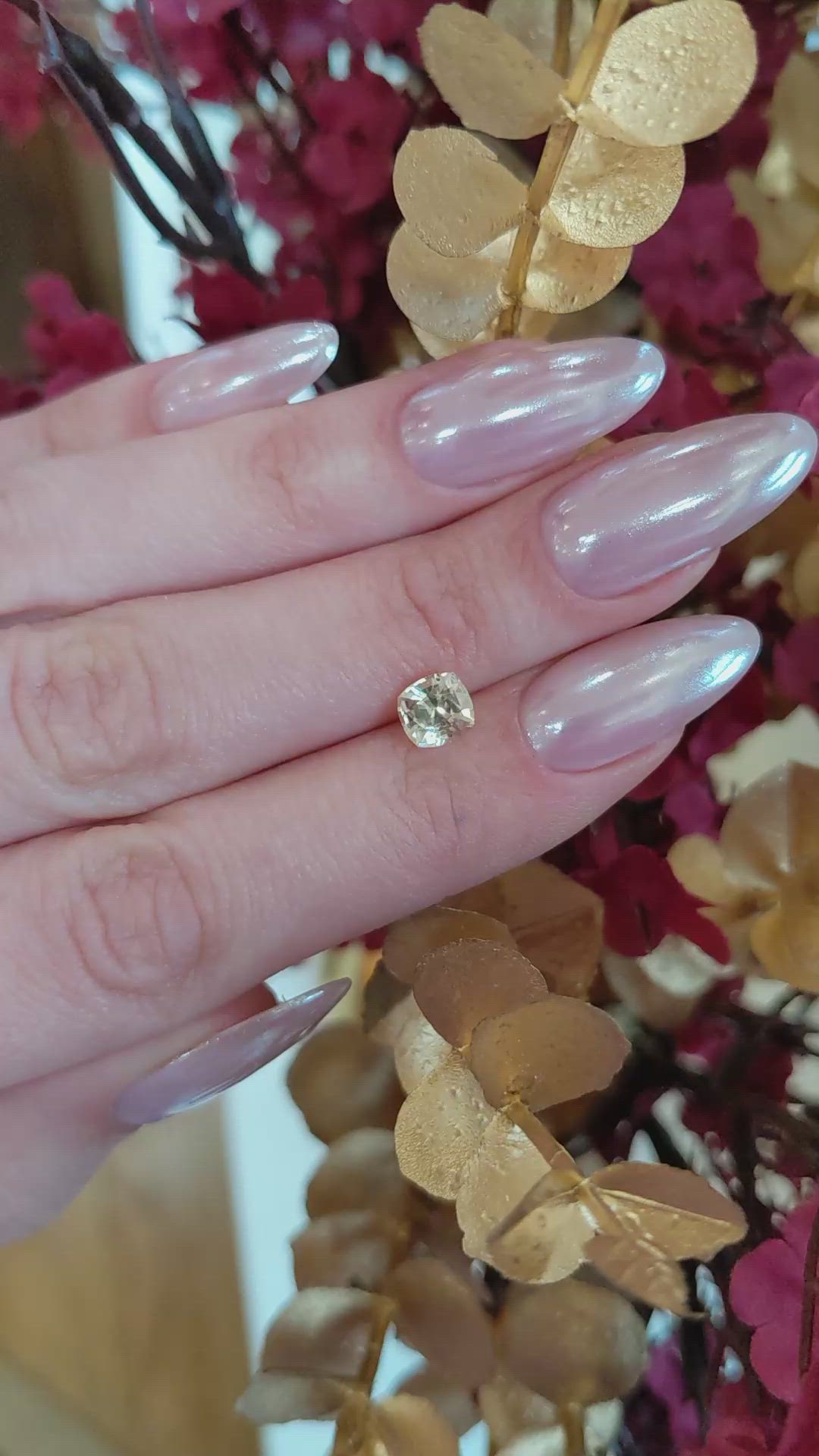 1.26 Ct. Yellow Sapphire from Ceylon (Sri Lanka) Size Video