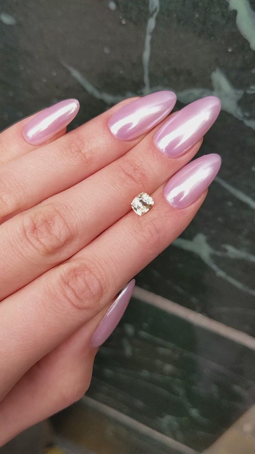 1.26 Ct. Yellow Sapphire from Ceylon (Sri Lanka) Size Video