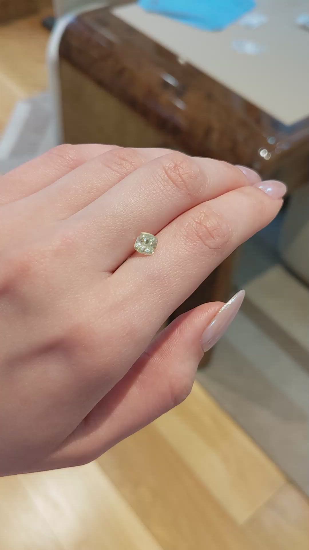 1.28 Ct. Yellow Sapphire from Ceylon (Sri Lanka) Size Video