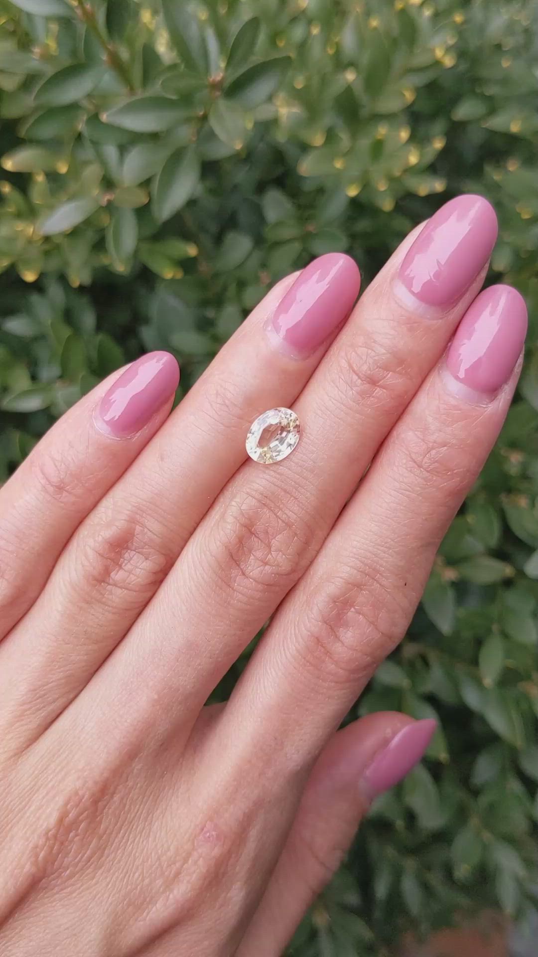 1.80 Ct. Yellow Sapphire from Ceylon (Sri Lanka) Size Video