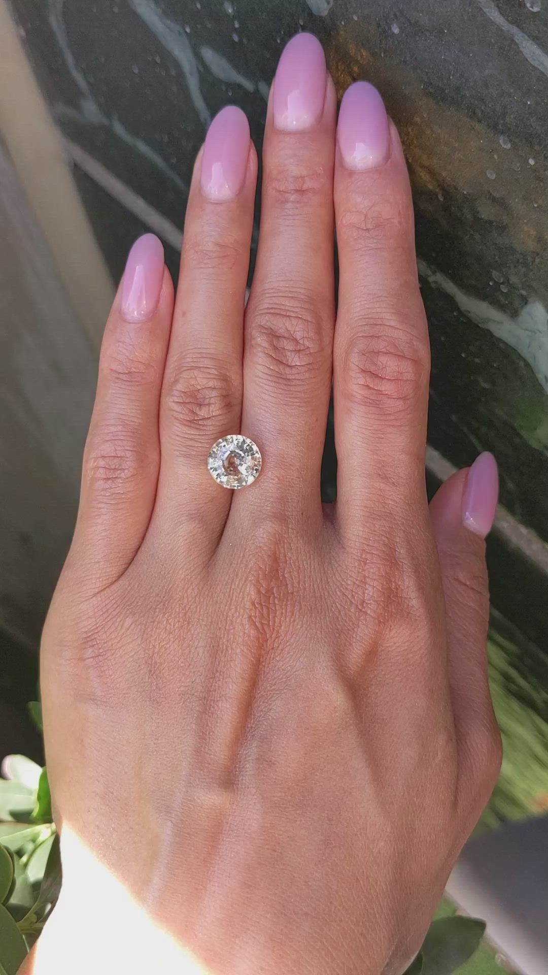 4.31 Ct. Yellow Sapphire from Ceylon (Sri Lanka) Size Video