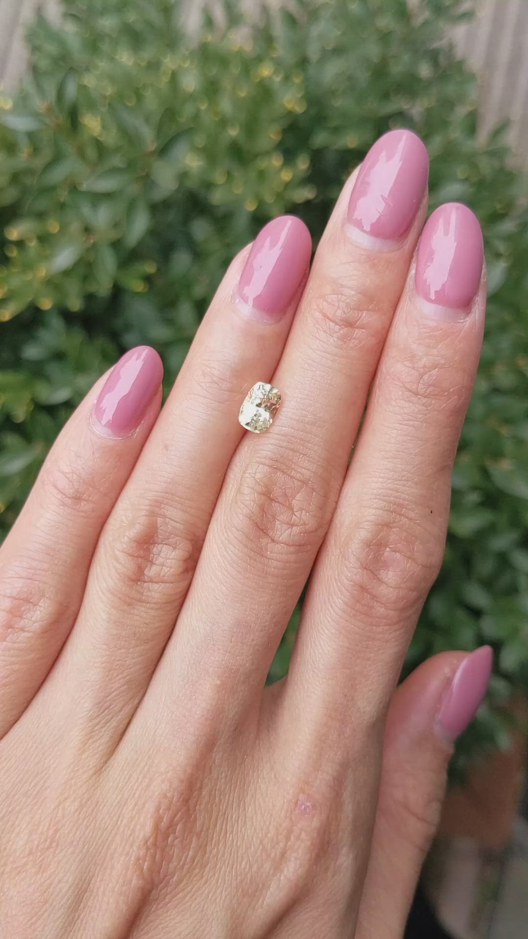 1.28 Ct. Yellow Sapphire from Ceylon (Sri Lanka) Size Video