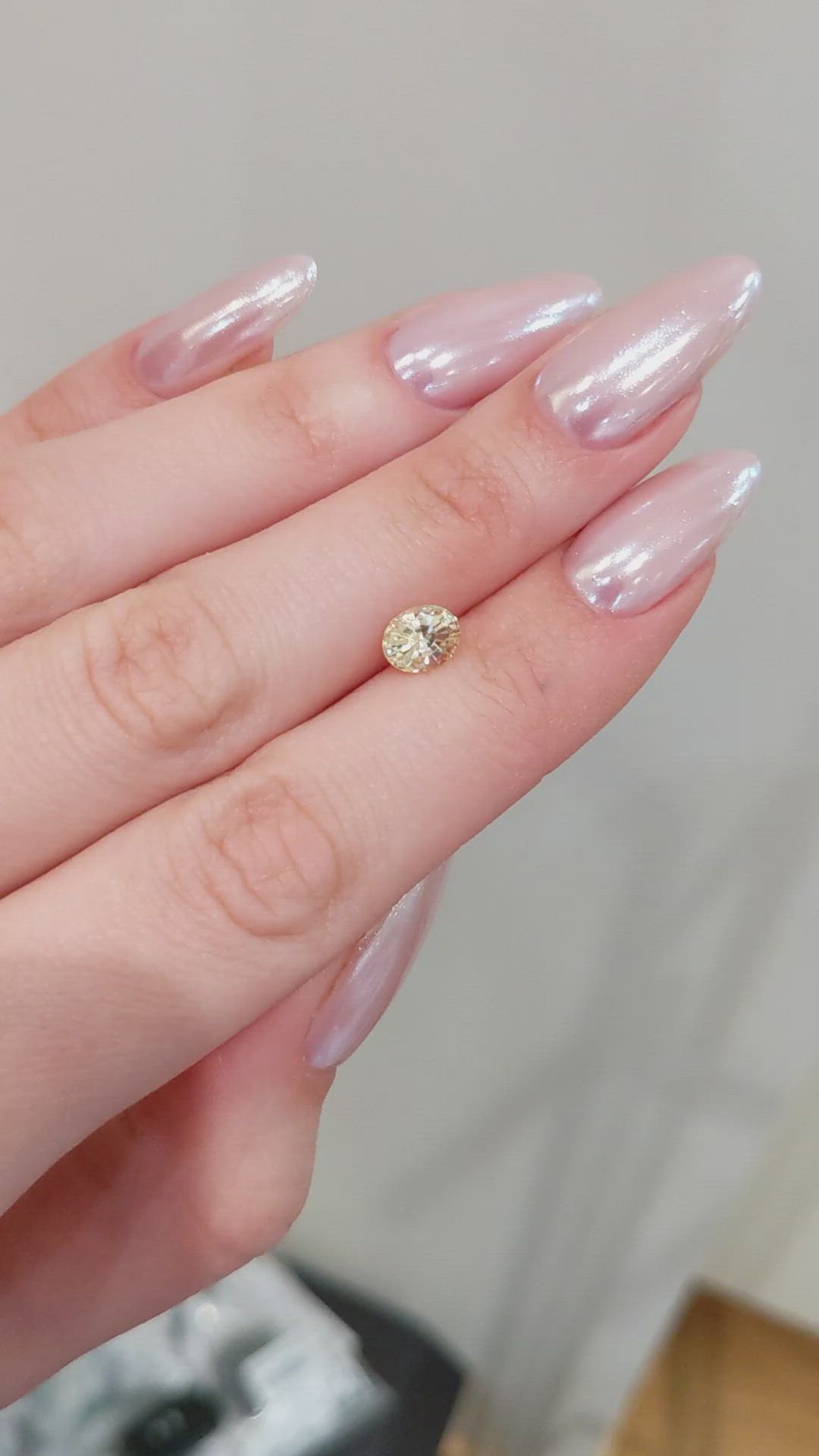 1.24 Ct. Yellow Sapphire from Ceylon (Sri Lanka) Size Video