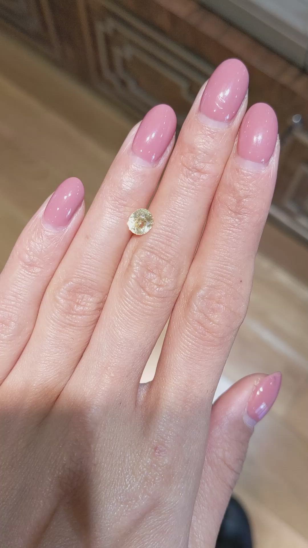 1.53 Ct. Yellow Sapphire from Ceylon (Sri Lanka) Size Video