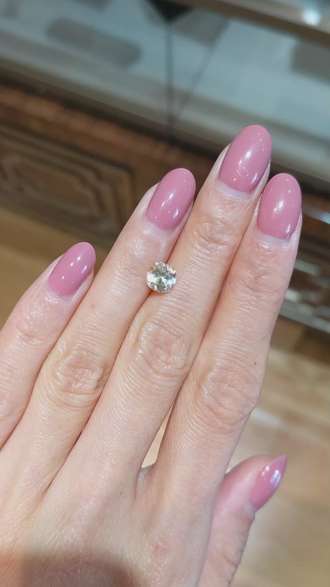 1.35 Ct. Yellow Sapphire from Ceylon (Sri Lanka) Size Video