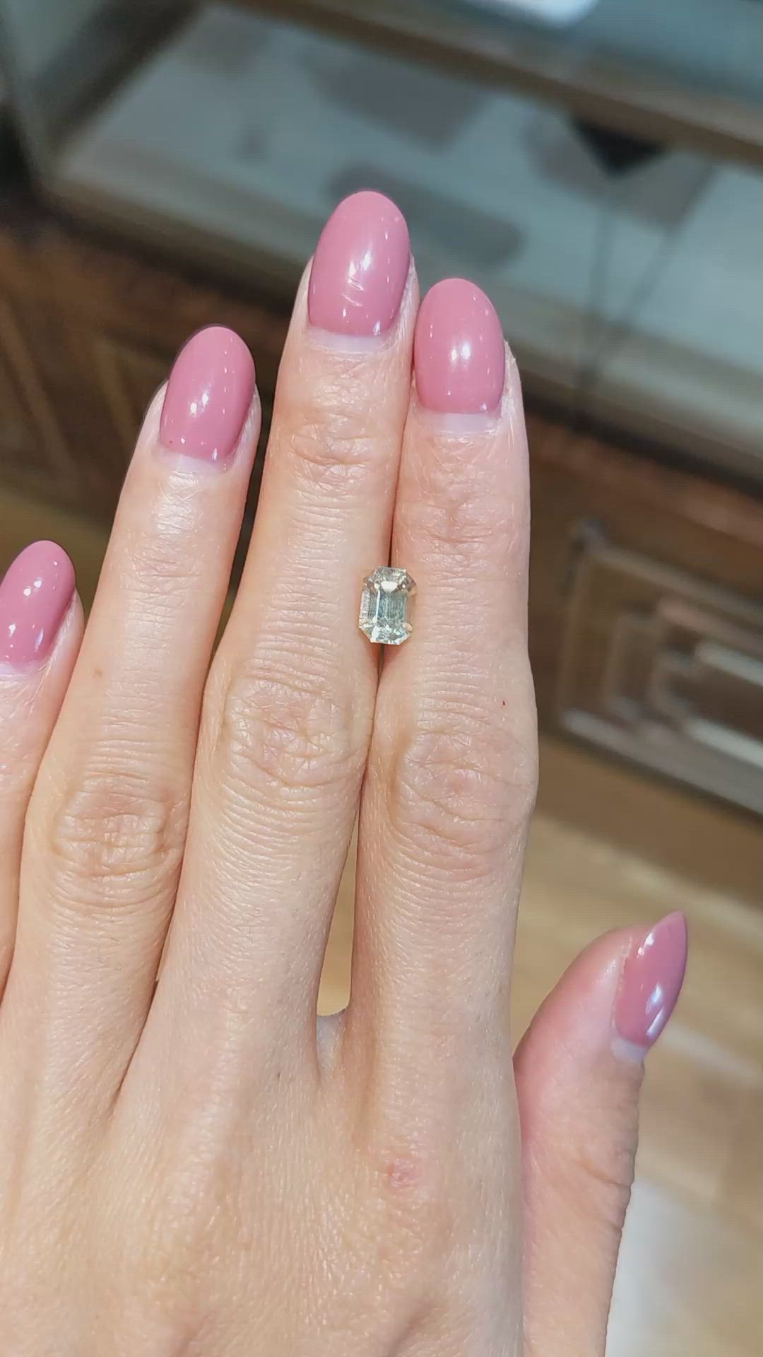 1.59 Ct. Yellow Sapphire from Ceylon (Sri Lanka) Size Video