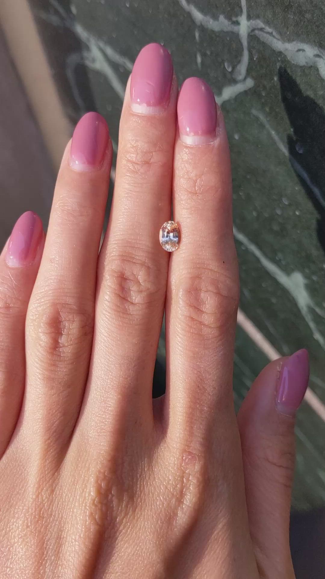 1.06 Ct. Yellow Sapphire from Ceylon (Sri Lanka) Size Video