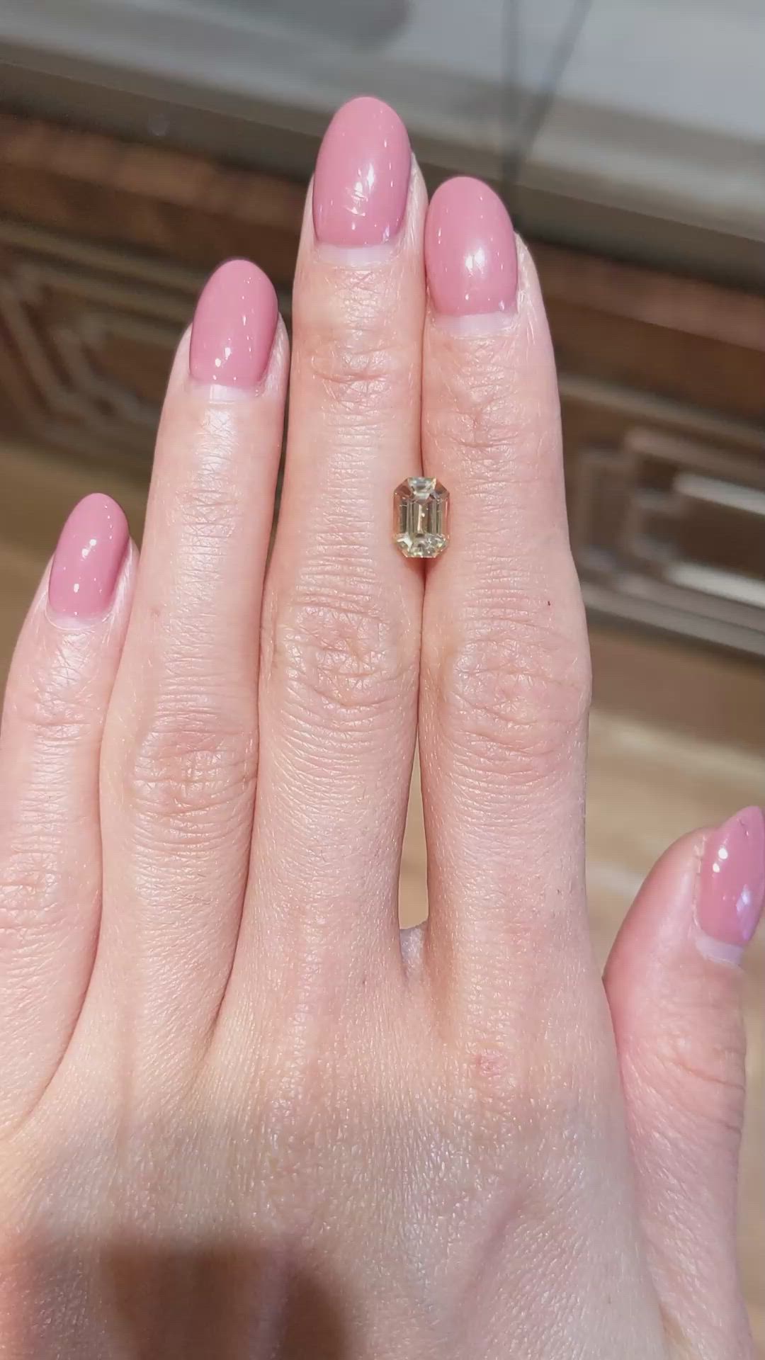 1.57 Ct. Yellow Sapphire from Ceylon (Sri Lanka) Size Video