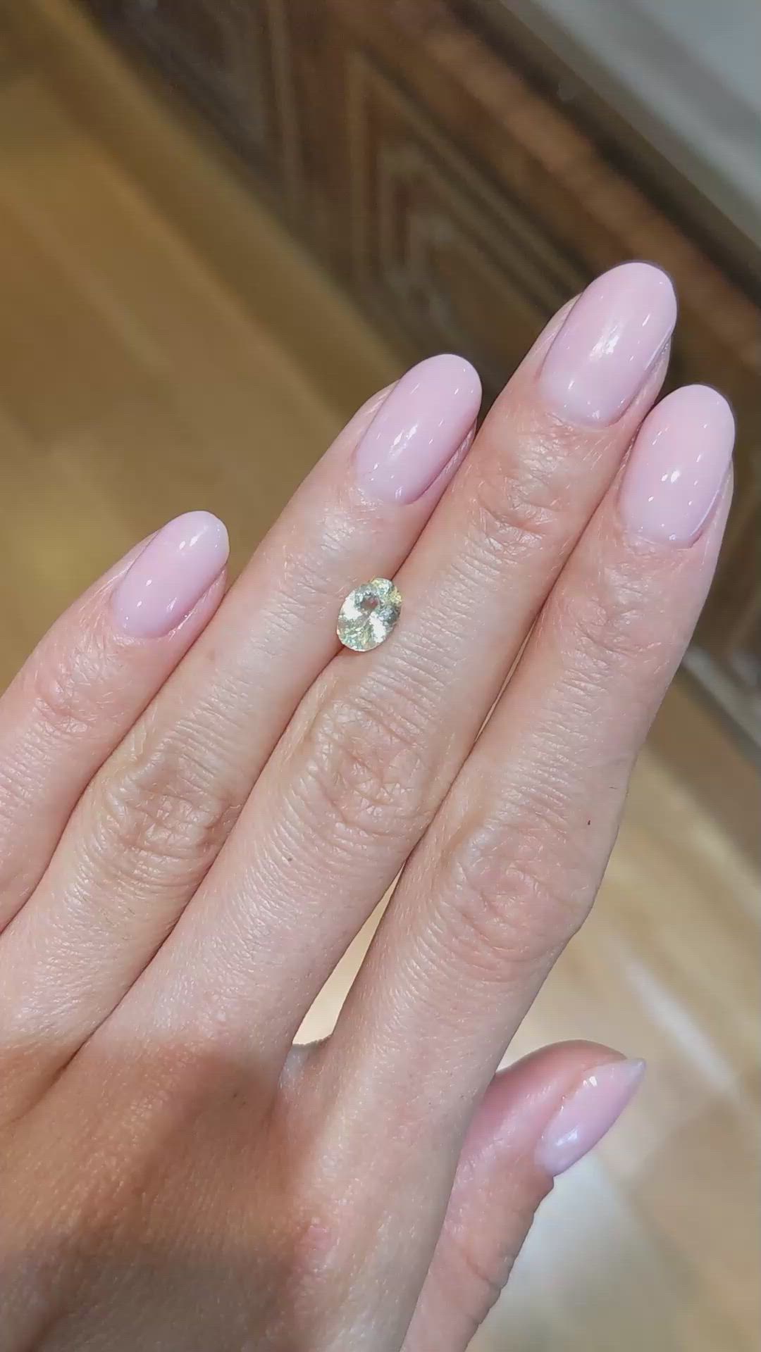 1.02 Ct. Yellow Sapphire from Ceylon (Sri Lanka) Size Video