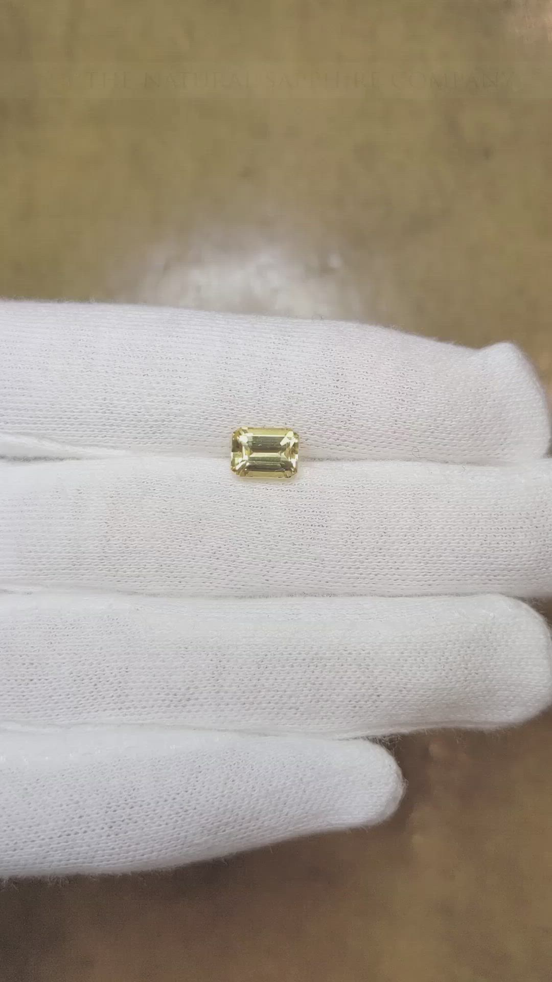 1.99 Ct. Yellow Sapphire from Ceylon (Sri Lanka) Size Video