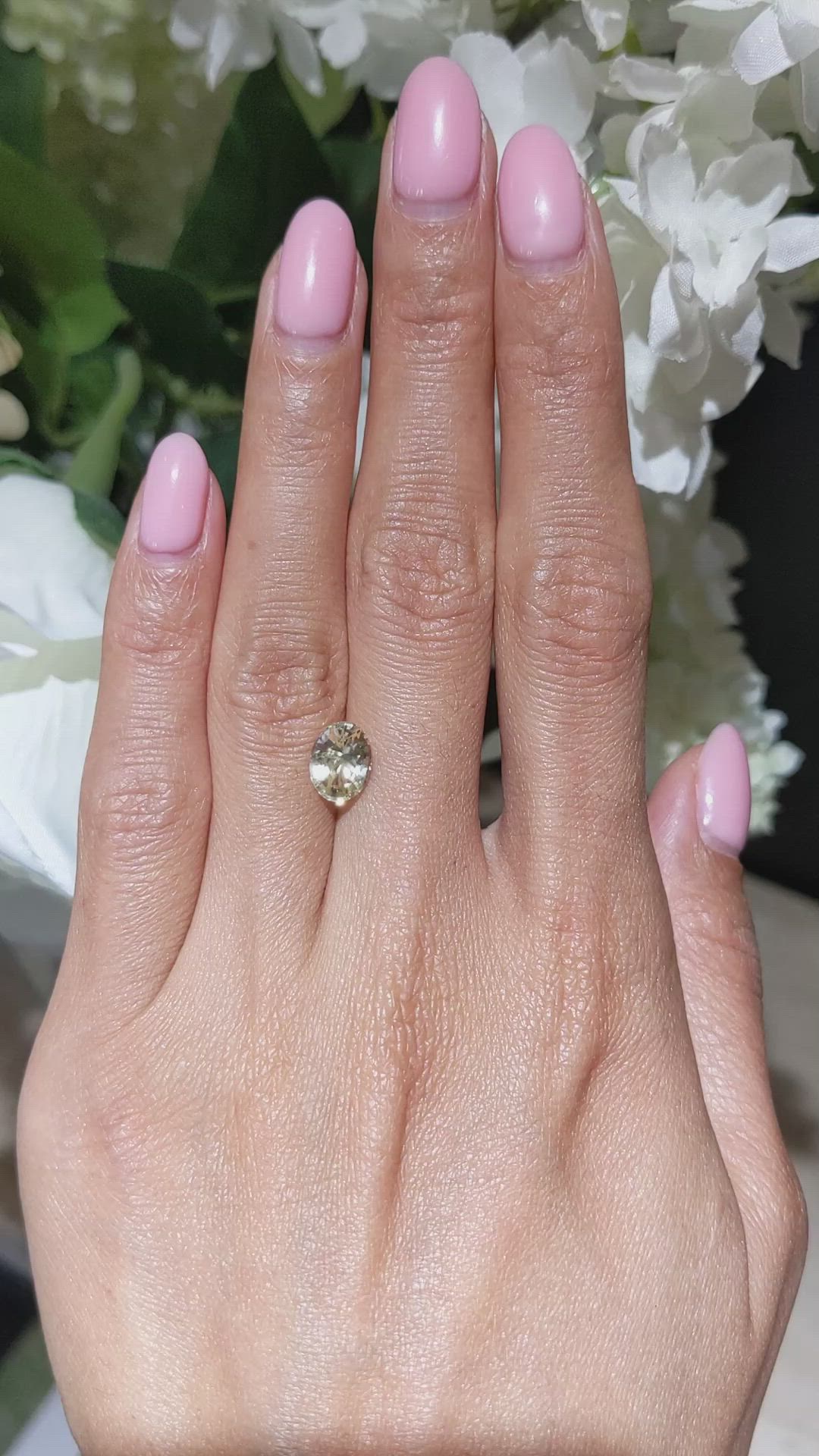 2.22 Ct. Yellow Sapphire from Ceylon (Sri Lanka) Size Video