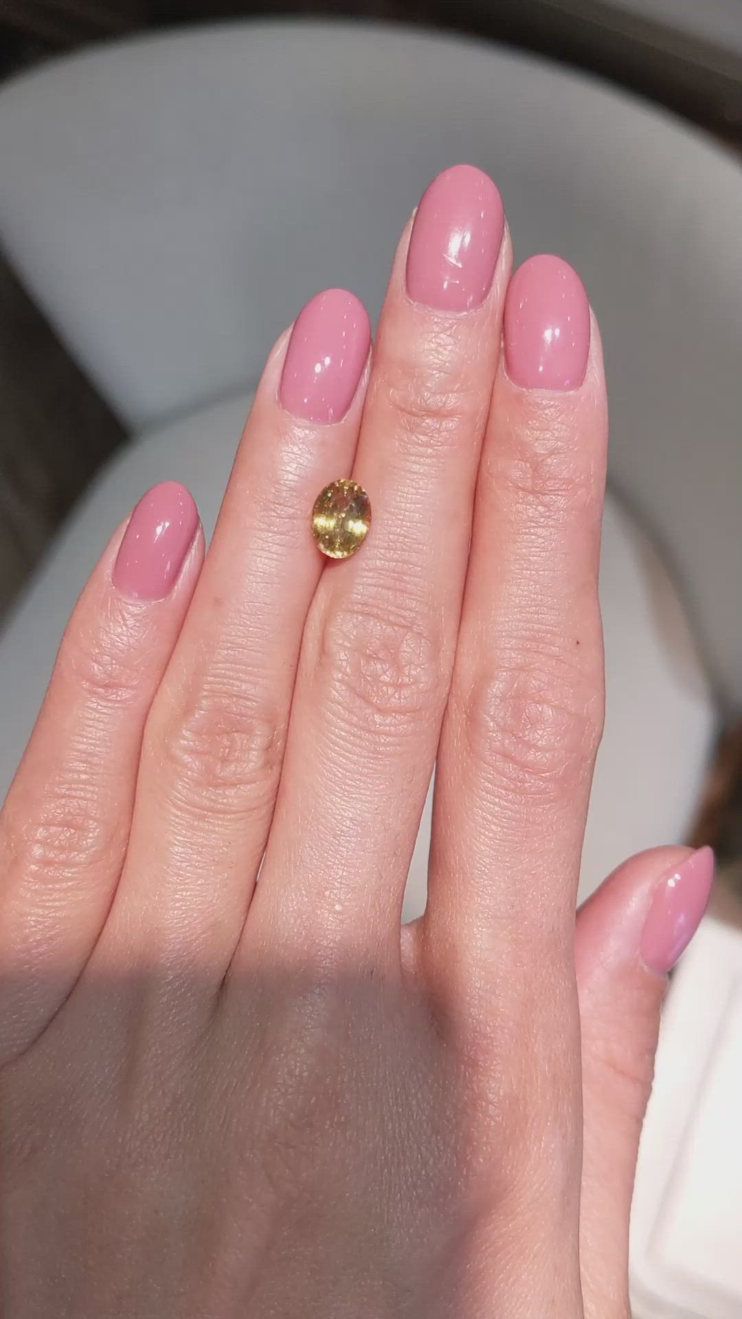 1.79 Ct. Yellow Sapphire from Ceylon (Sri Lanka) Size Video