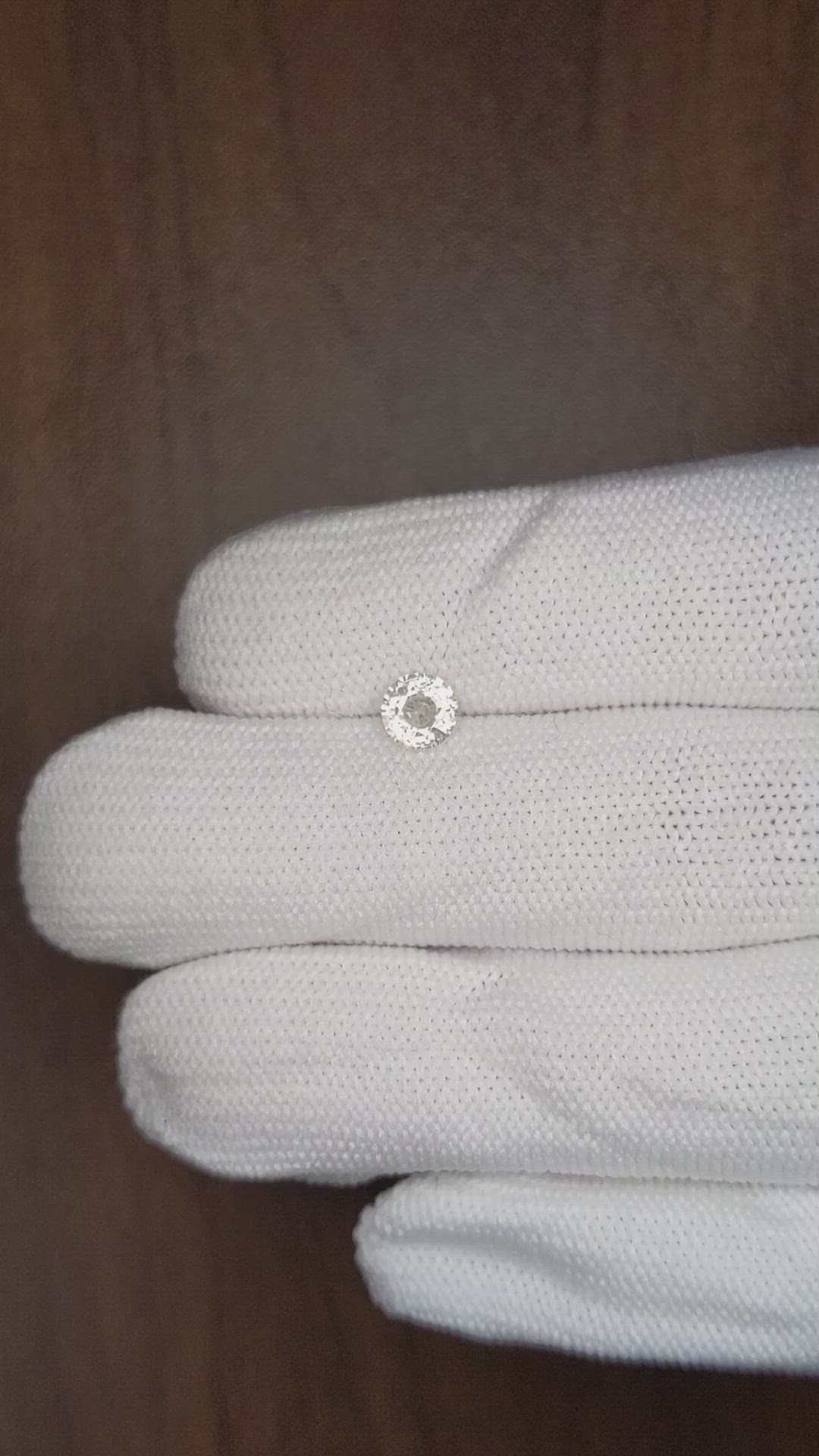 0.71 Ct. Yellow Sapphire from Ceylon (Sri Lanka) Size Video
