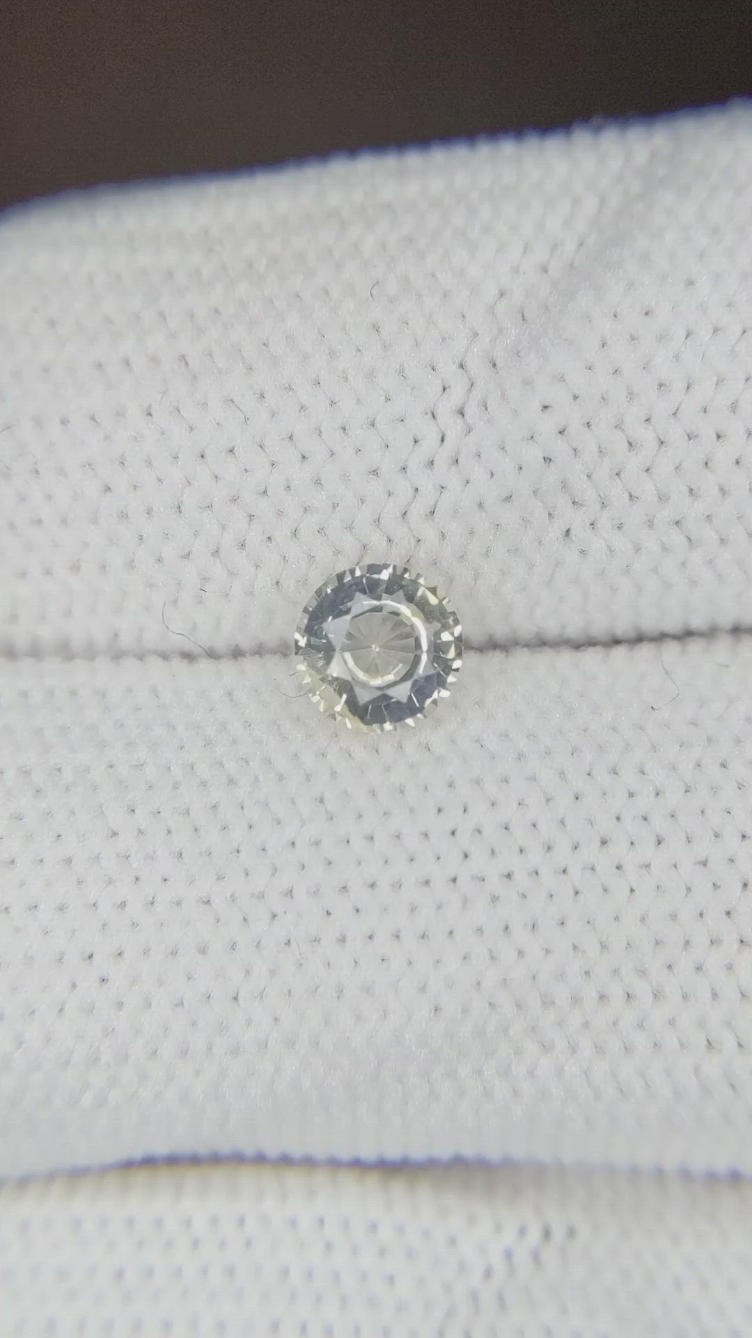 0.71 Ct. Yellow Sapphire from Ceylon (Sri Lanka) Size Video
