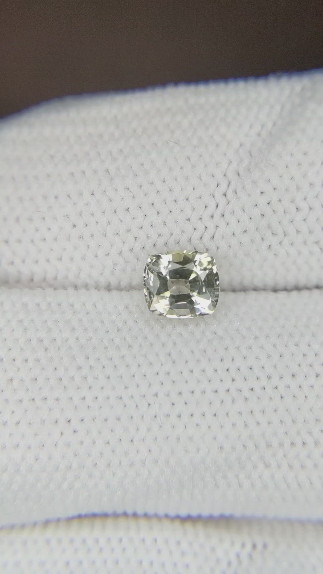 0.85 Ct. Yellow Sapphire from Ceylon (Sri Lanka) Size Video