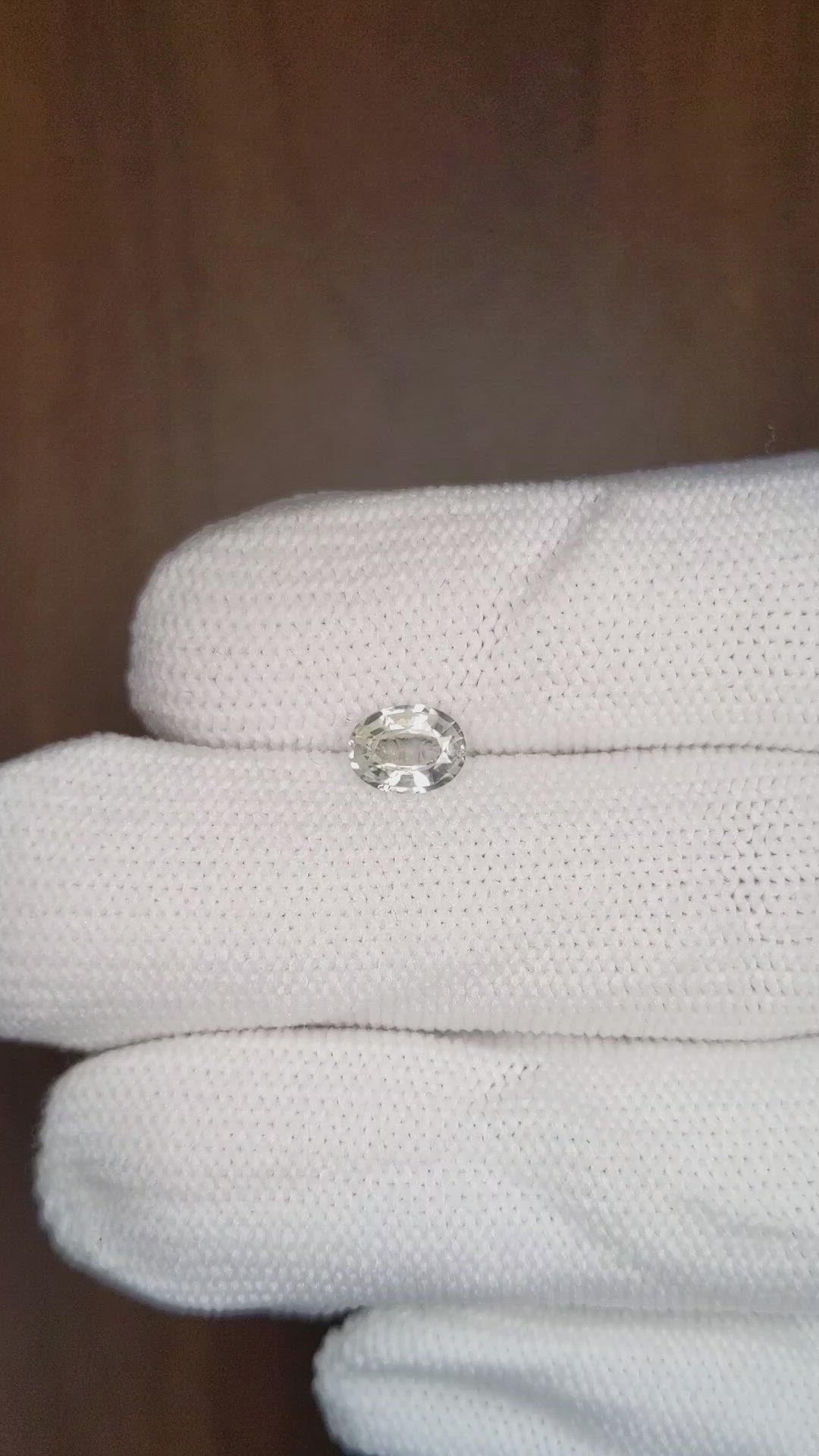 0.82 Ct. Yellow Sapphire from Ceylon (Sri Lanka) Size Video