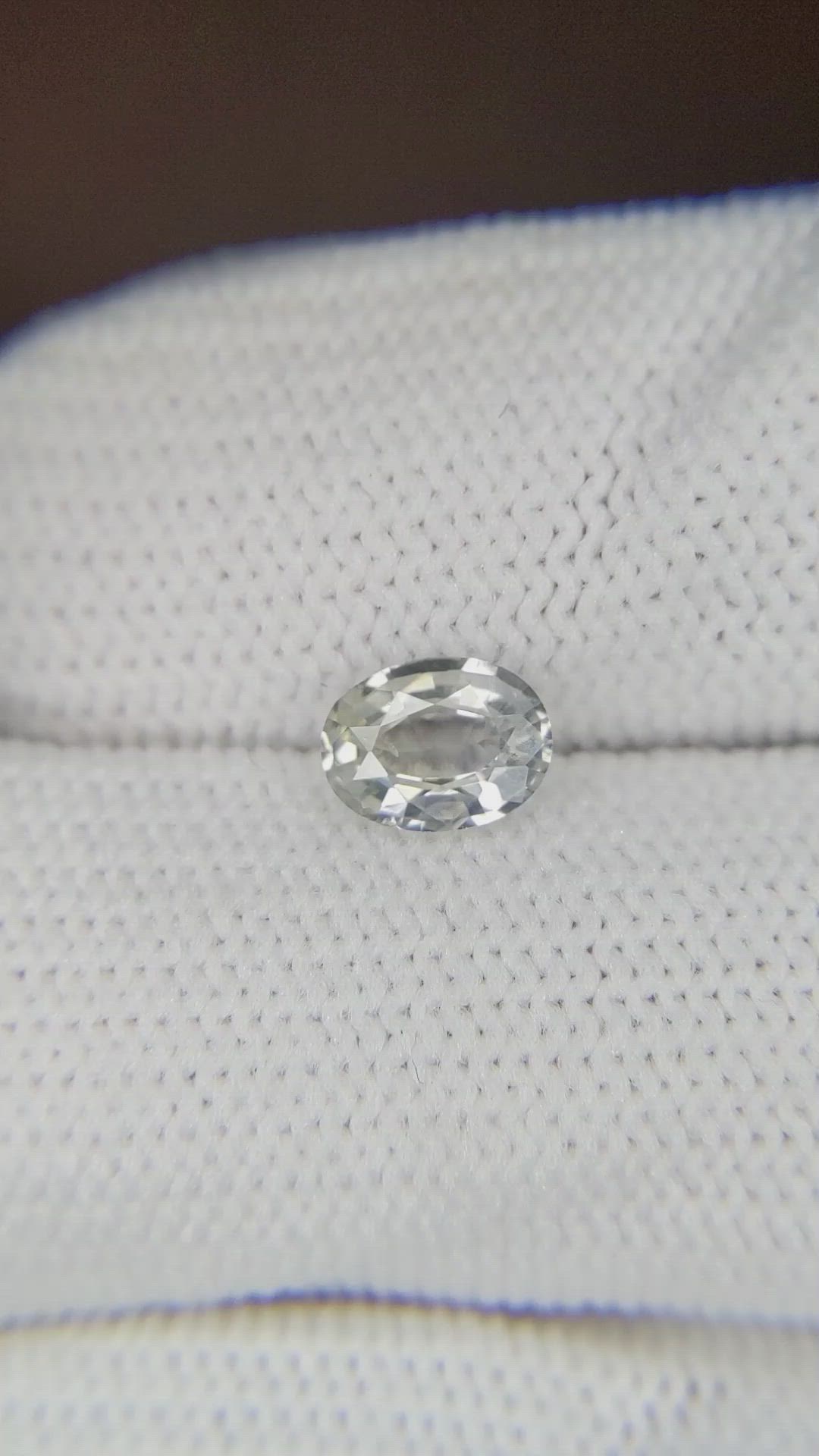 0.82 Ct. Yellow Sapphire from Ceylon (Sri Lanka) Size Video
