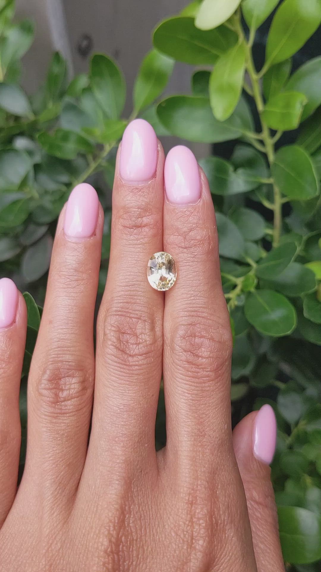 3.54 Ct. Yellow Sapphire from Ceylon (Sri Lanka) Size Video