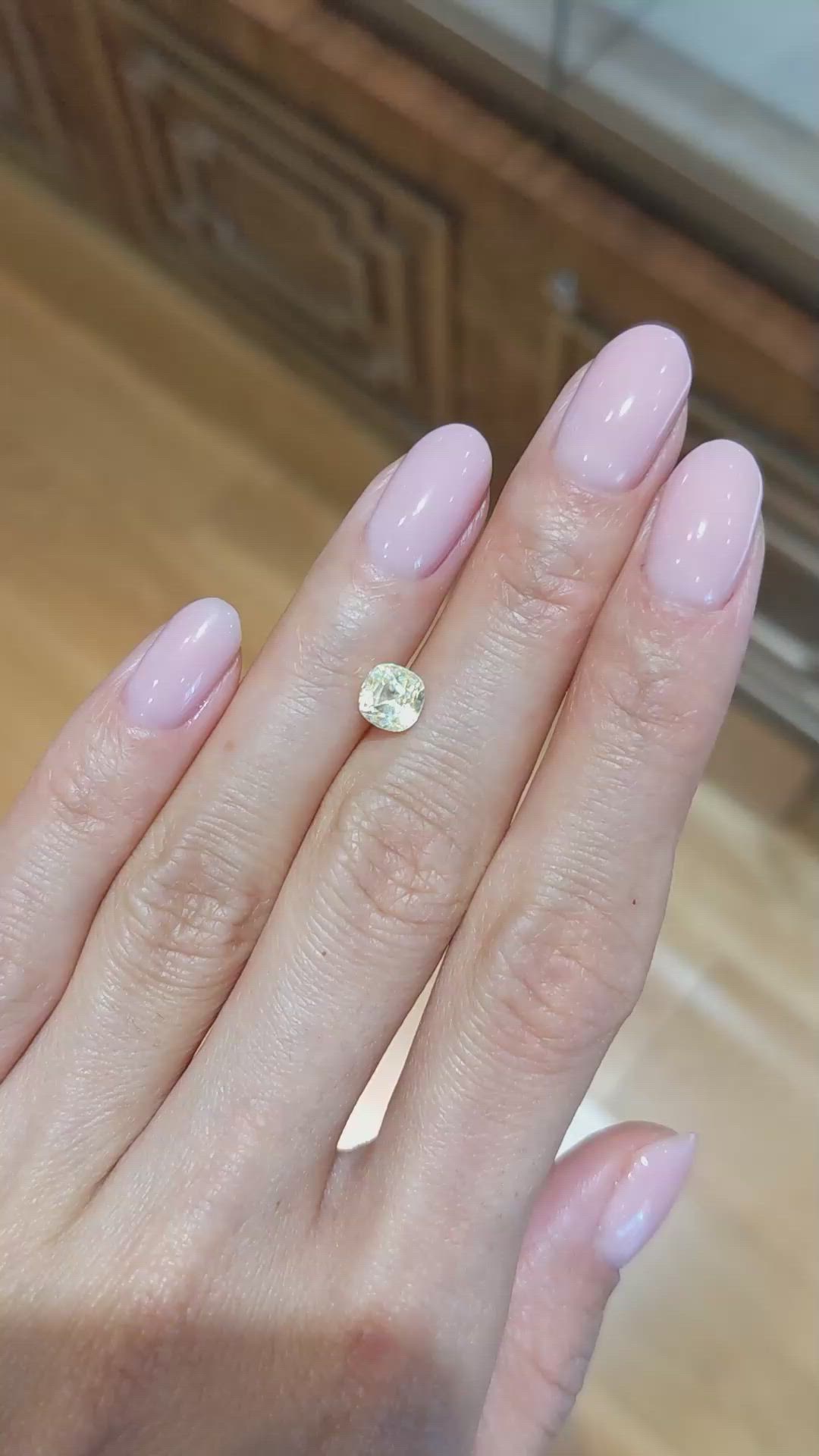 1.37 Ct. Yellow Sapphire from Ceylon (Sri Lanka) Size Video