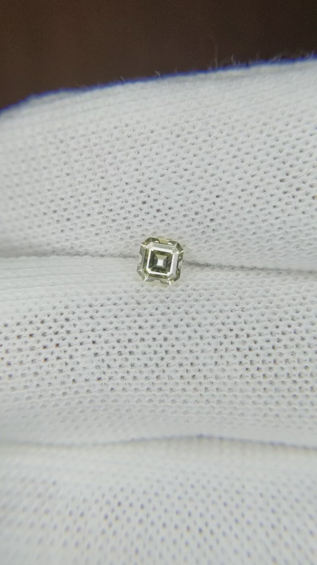 0.36 Ct. Yellow Sapphire from Ceylon (Sri Lanka) Size Video