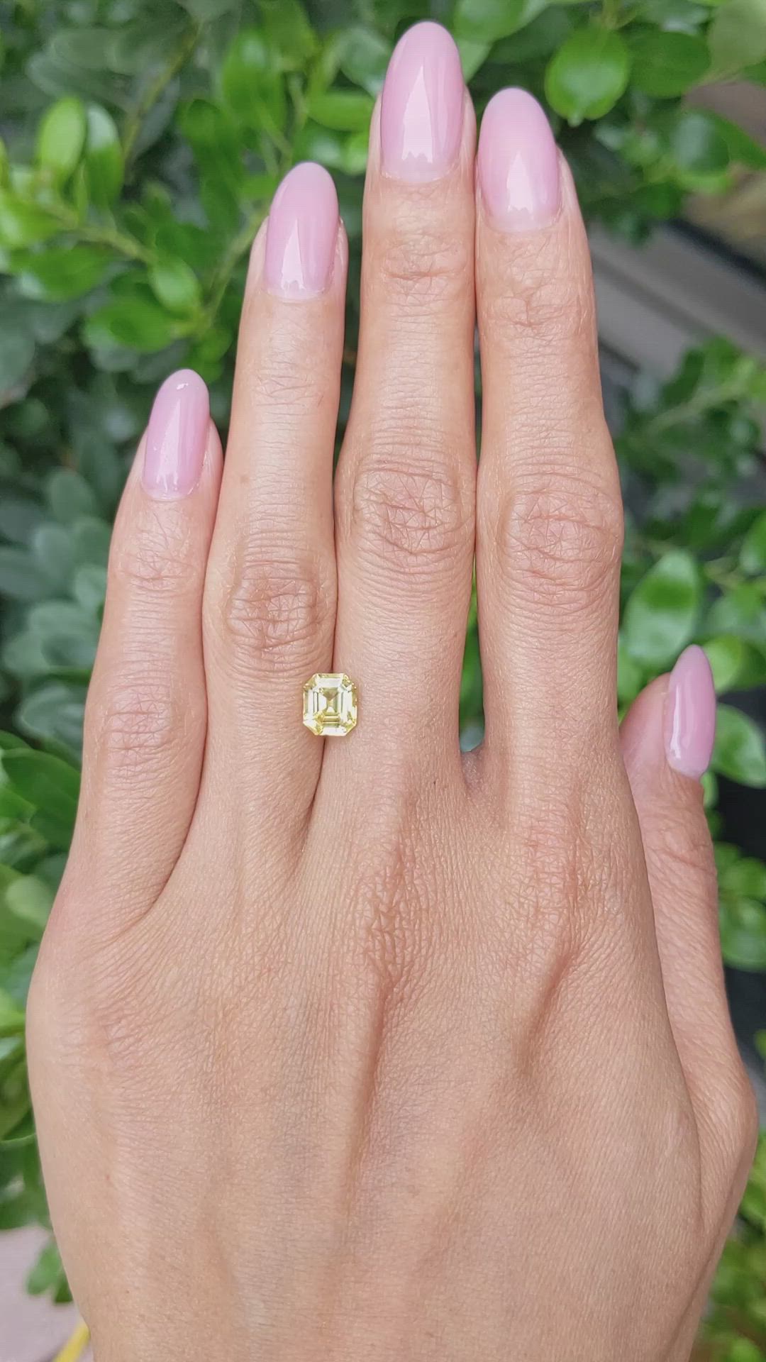 1.95 Ct. Yellow Sapphire from Ceylon (Sri Lanka) Size Video